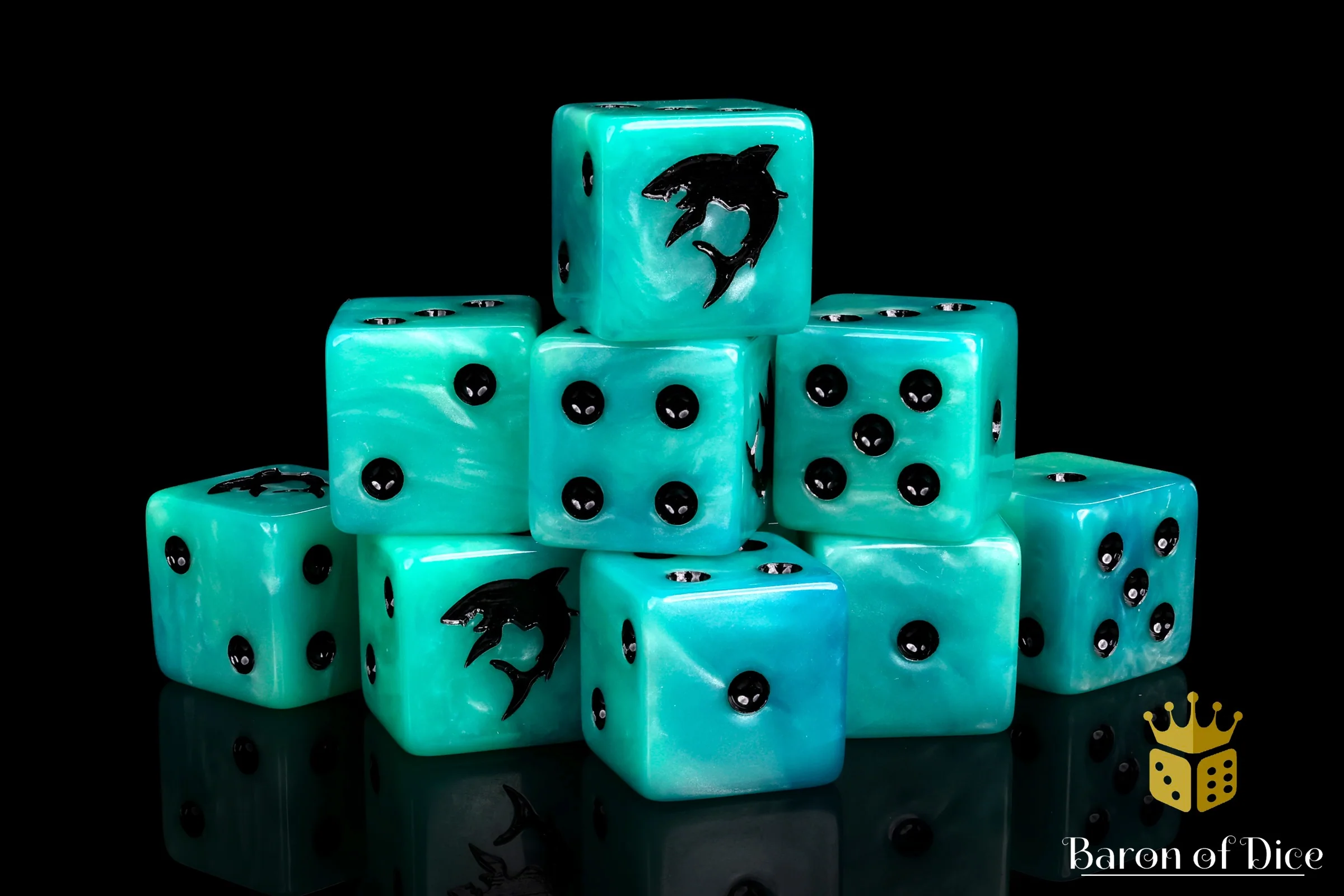 Carcharodon "Great White Shark" Dice - Image 12