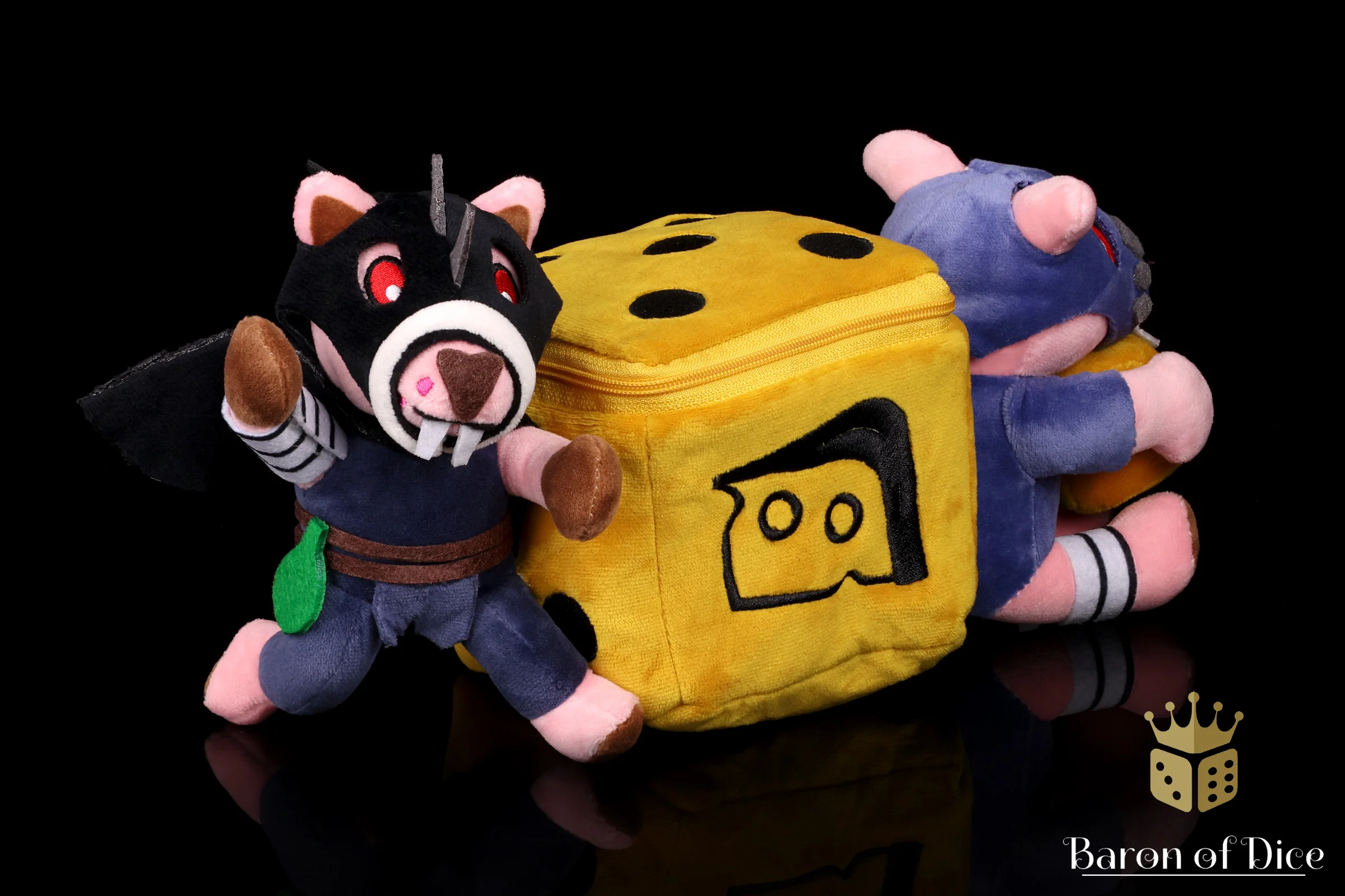 Cheese Thieves | Plushie Dice Bag - Image 2