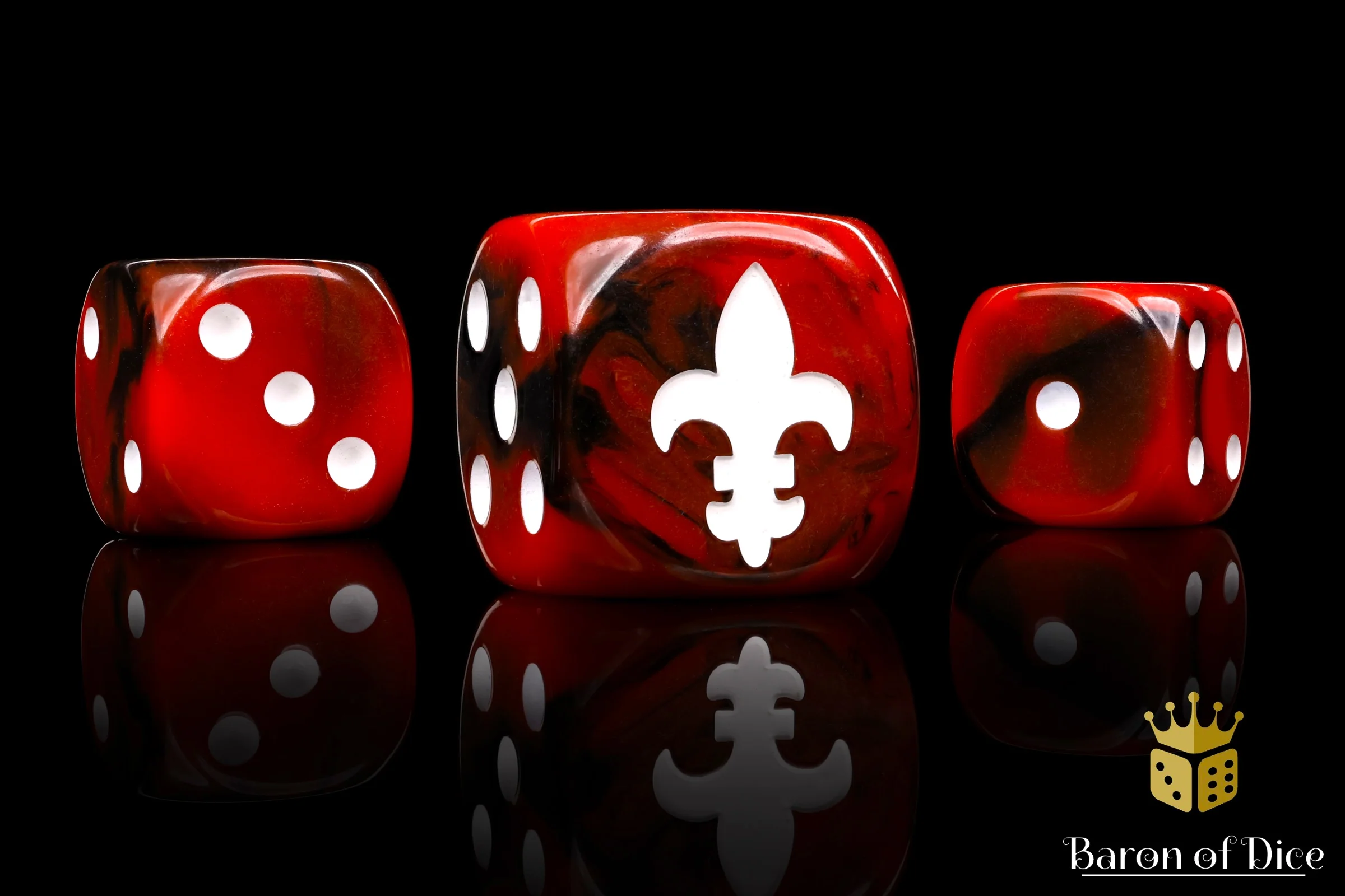Fleur De Lis - Red - Image 4