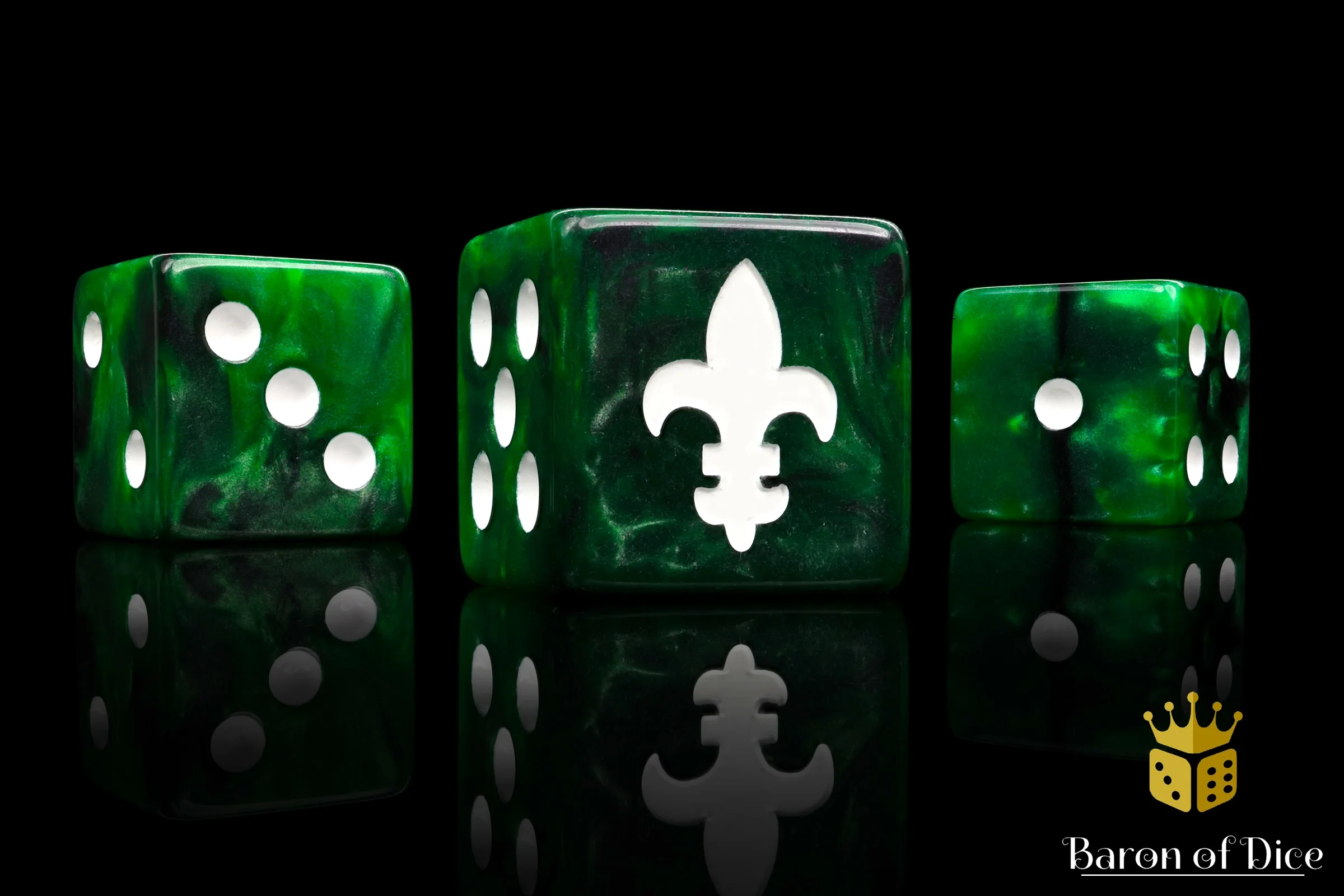 Fleur De Lis - Green - Image 4