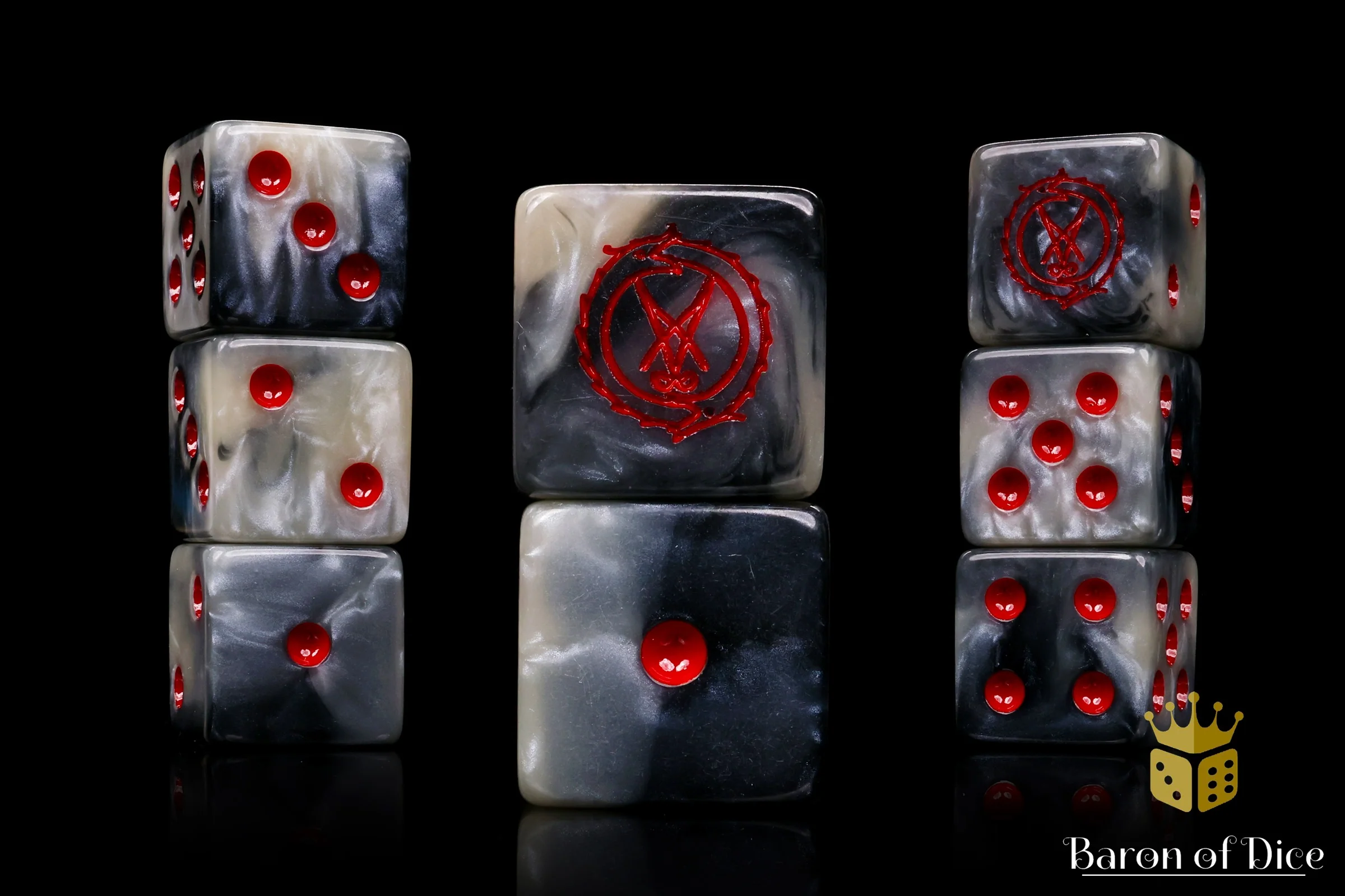 Court of the Seven-Headed Serpent | Official Trench Crusade Dice Set - Image 2