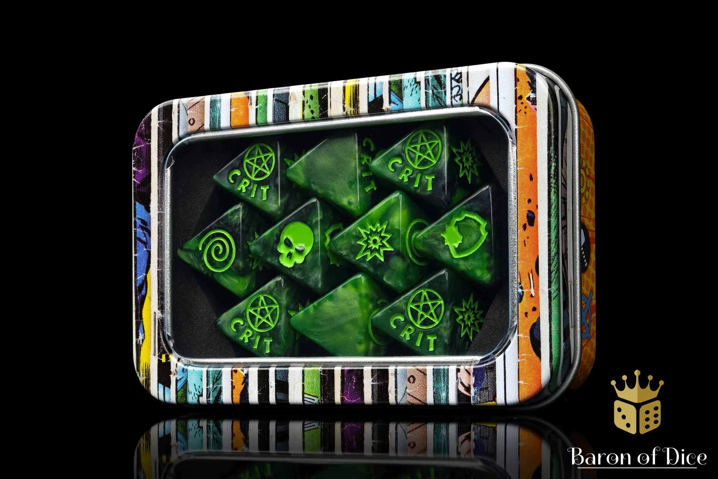 Dark Illuminati D8 Dice Set - Image 2