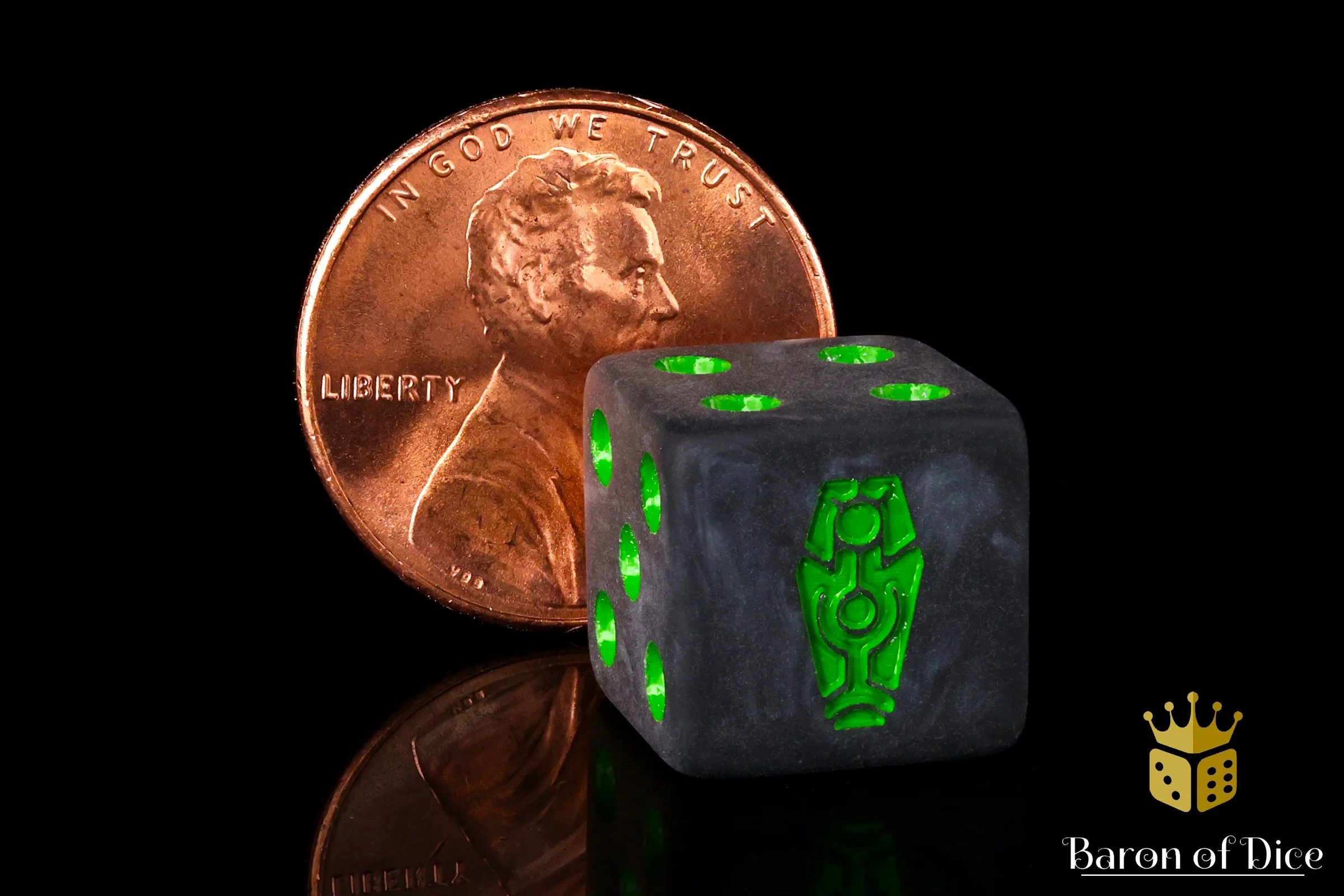 Day of The Dead Dice - Green Coffin - Image 3
