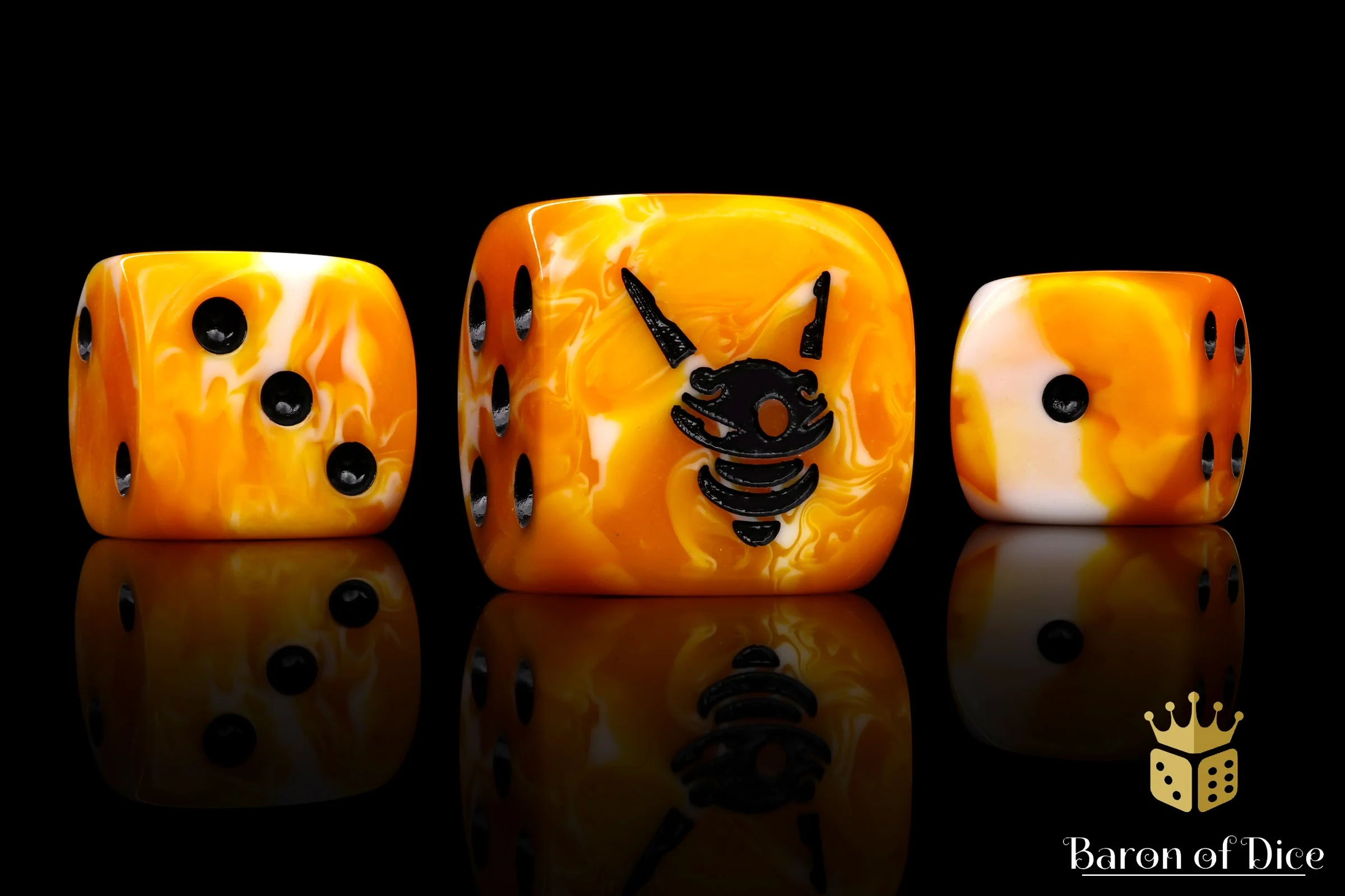 Drone Dice - Ochre - Image 2