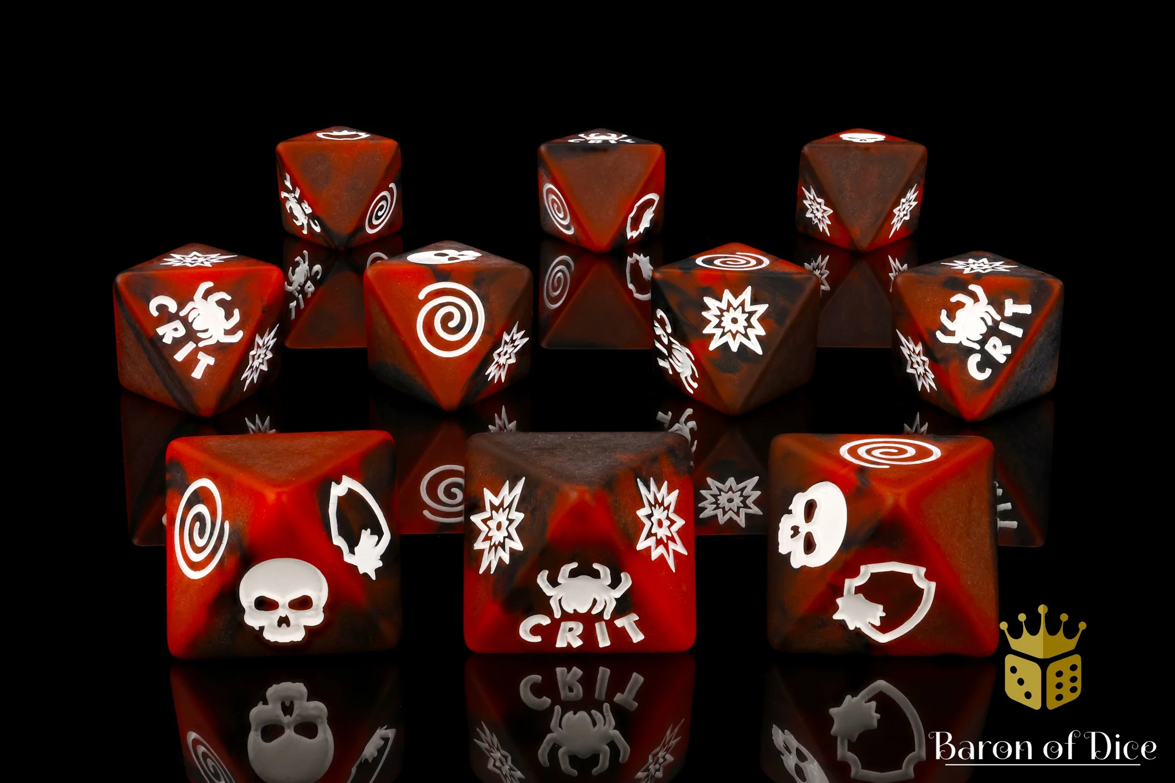 Electric Spider D8 Dice Set - Image 2