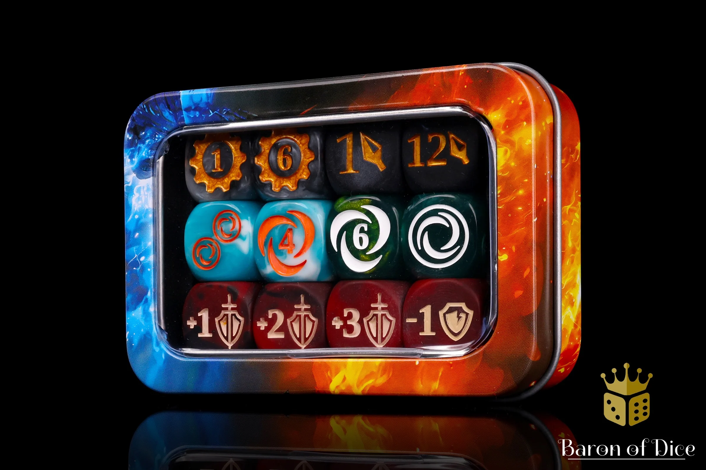 FAB Compatible Dice Set - Set of 12 - Image 3