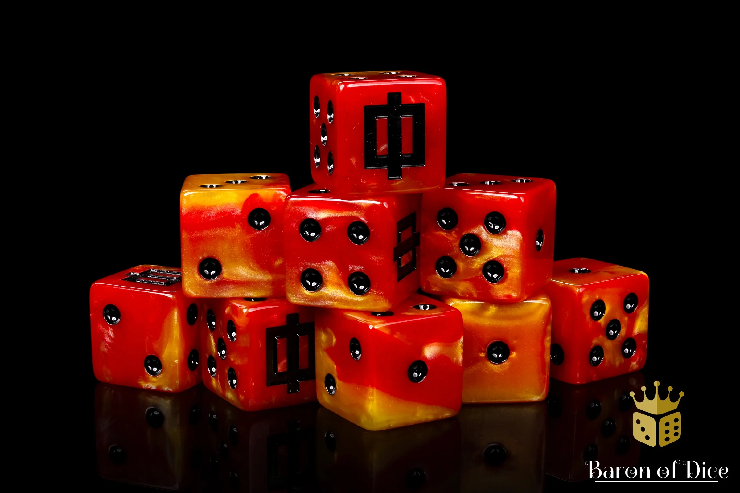 Dwarven Fyre Rune Dice - Image 7