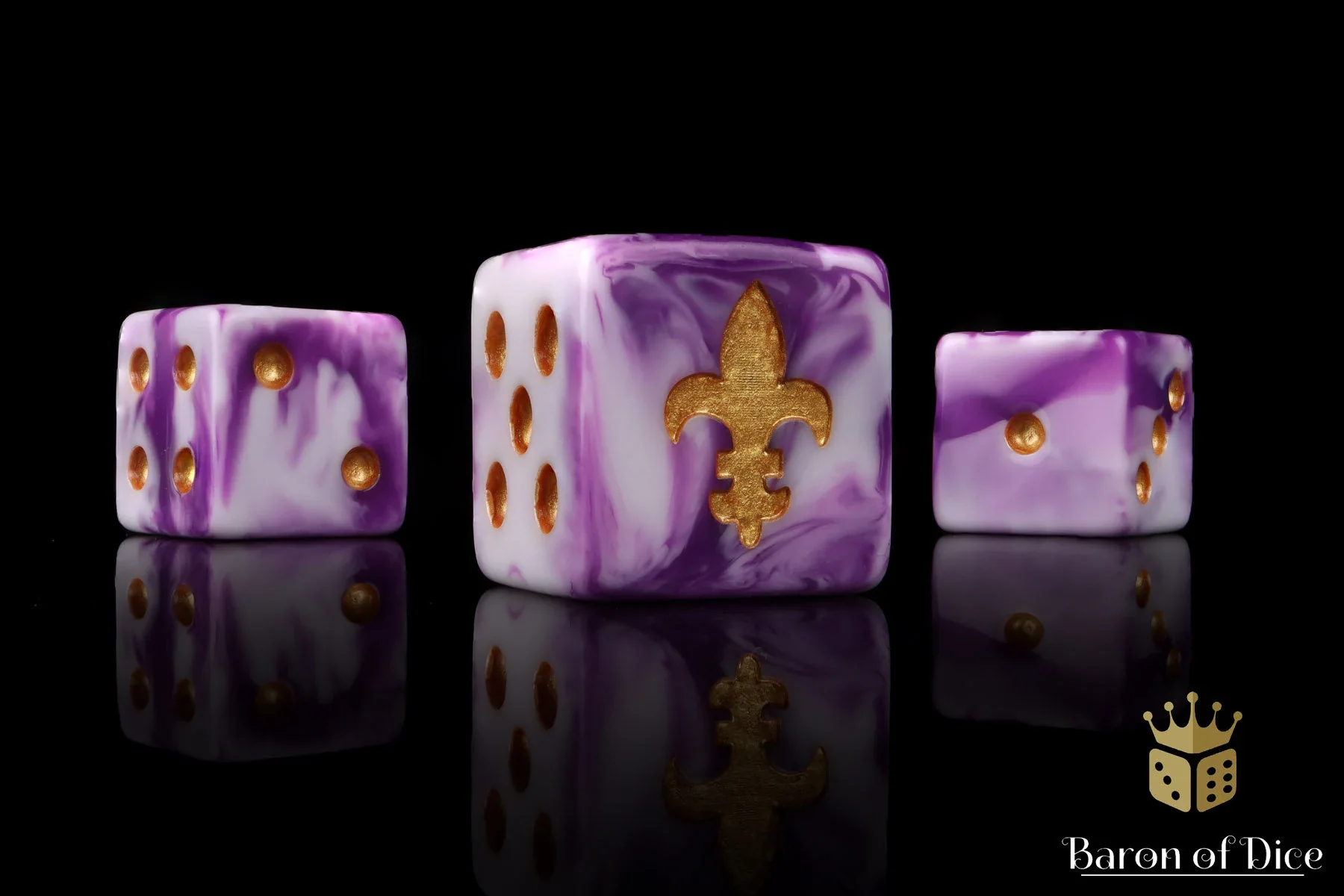 Fleur De Lis - Purple - Image 4