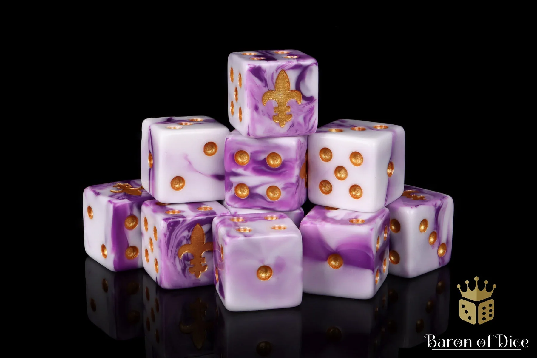 Fleur De Lis - Purple - Image 5