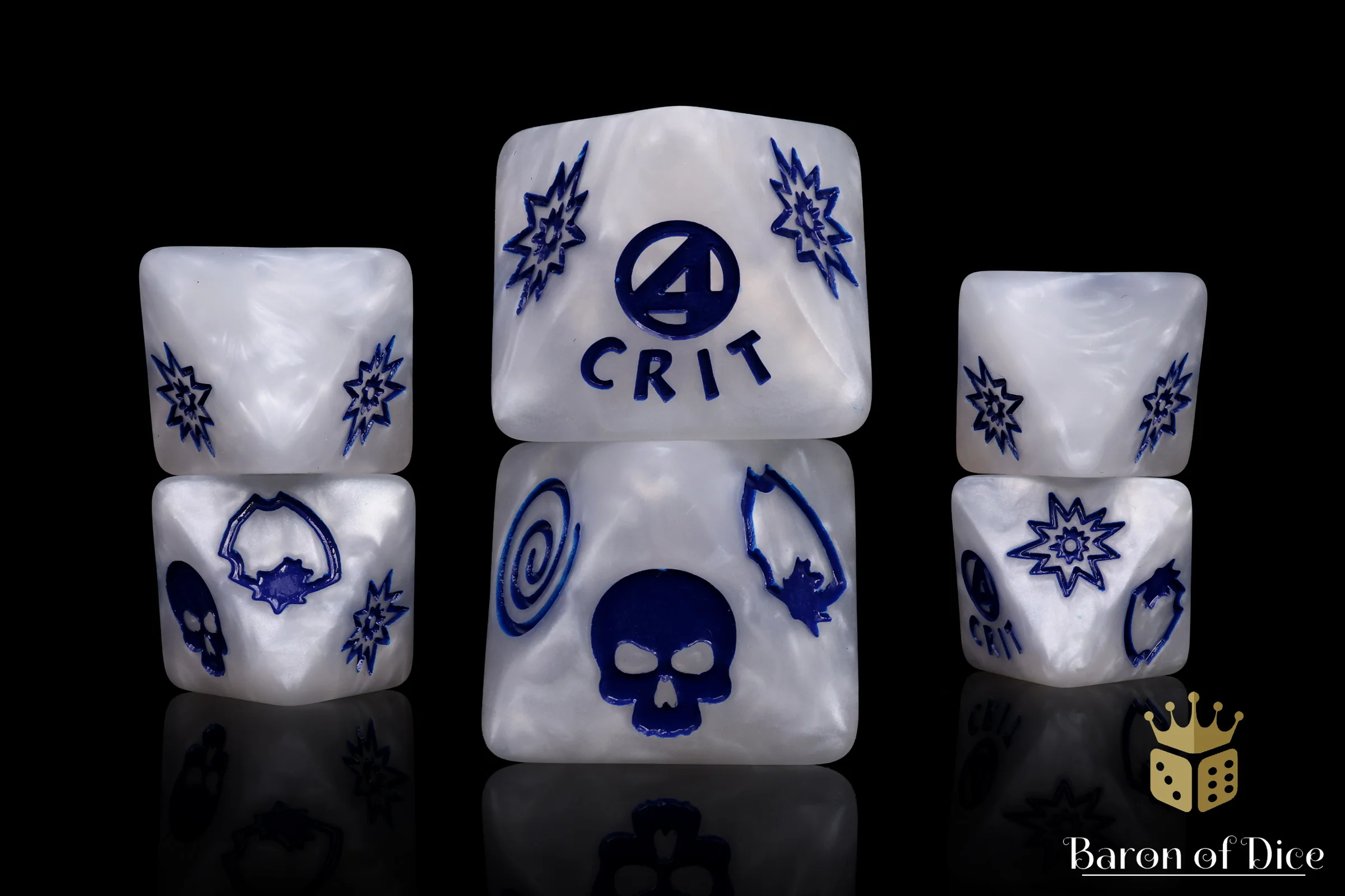 Four For All Dice - D8 Set