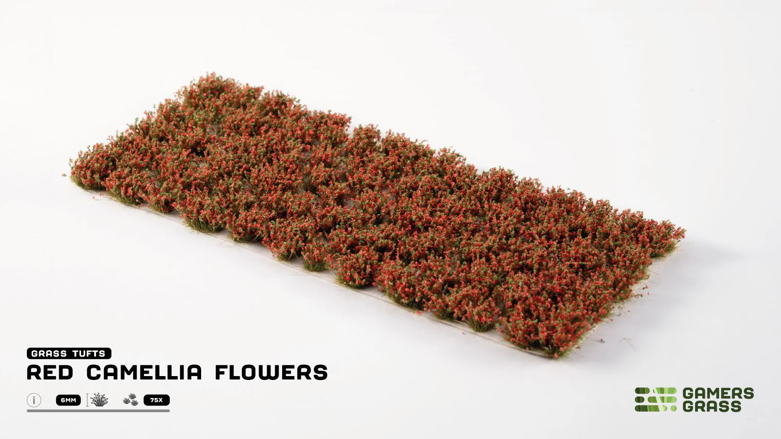 Gamers Grass | Flower Tuft Set | Red Camellia - Image 3