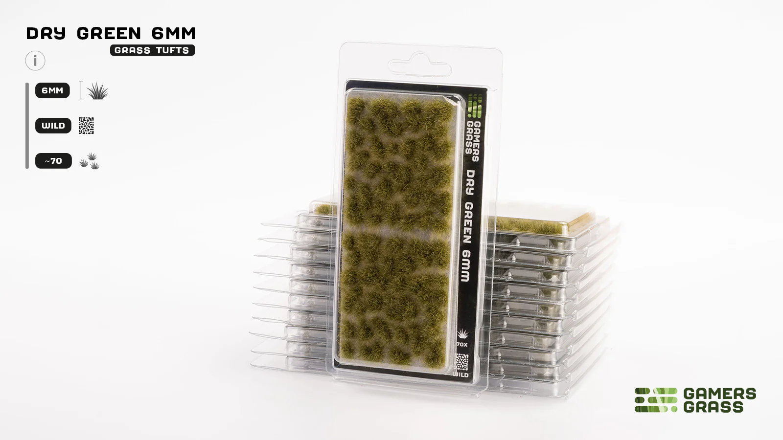 Gamers Grass | Grass Tuft | Dry Green - Image 3