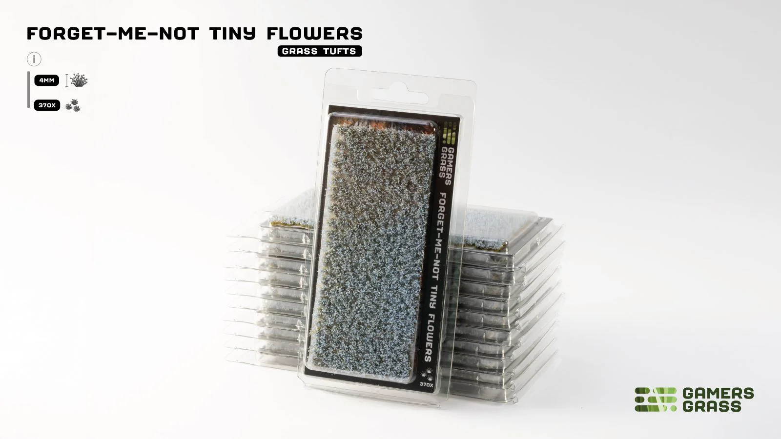 Gamers Grass | Tiny Flower Tuft Set | Forget-Me-Not - Image 2