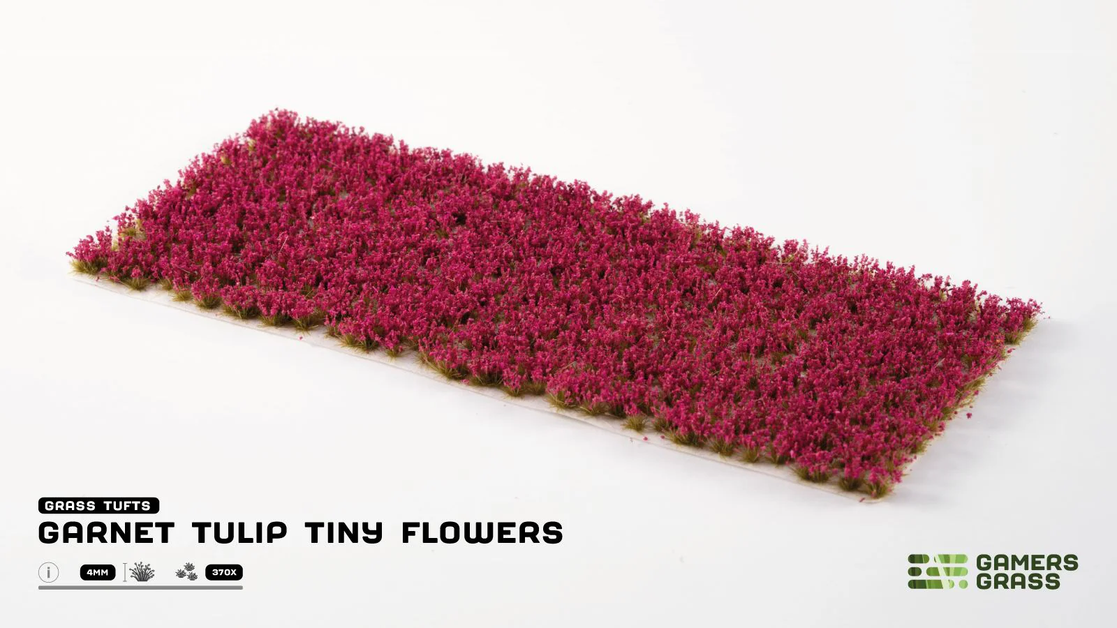 Gamers Grass | Tiny Flower Tuft Set | Garnet Tulip - Image 3