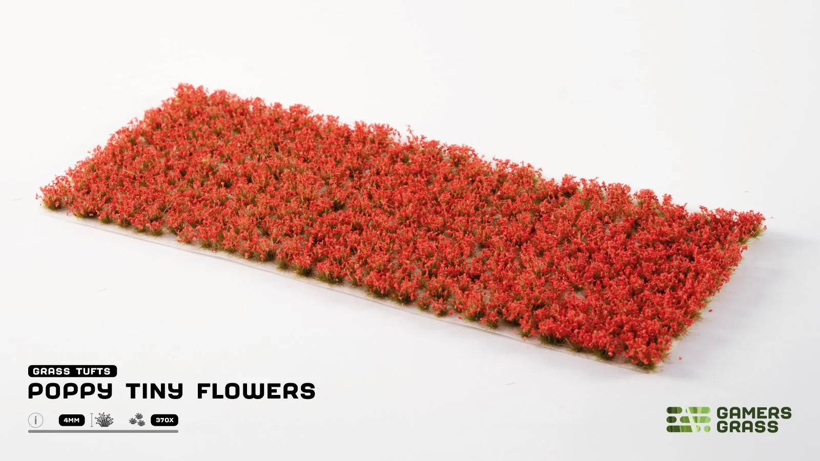 Gamers Grass | Tiny Flower Tuft Set | Poppy - Image 3