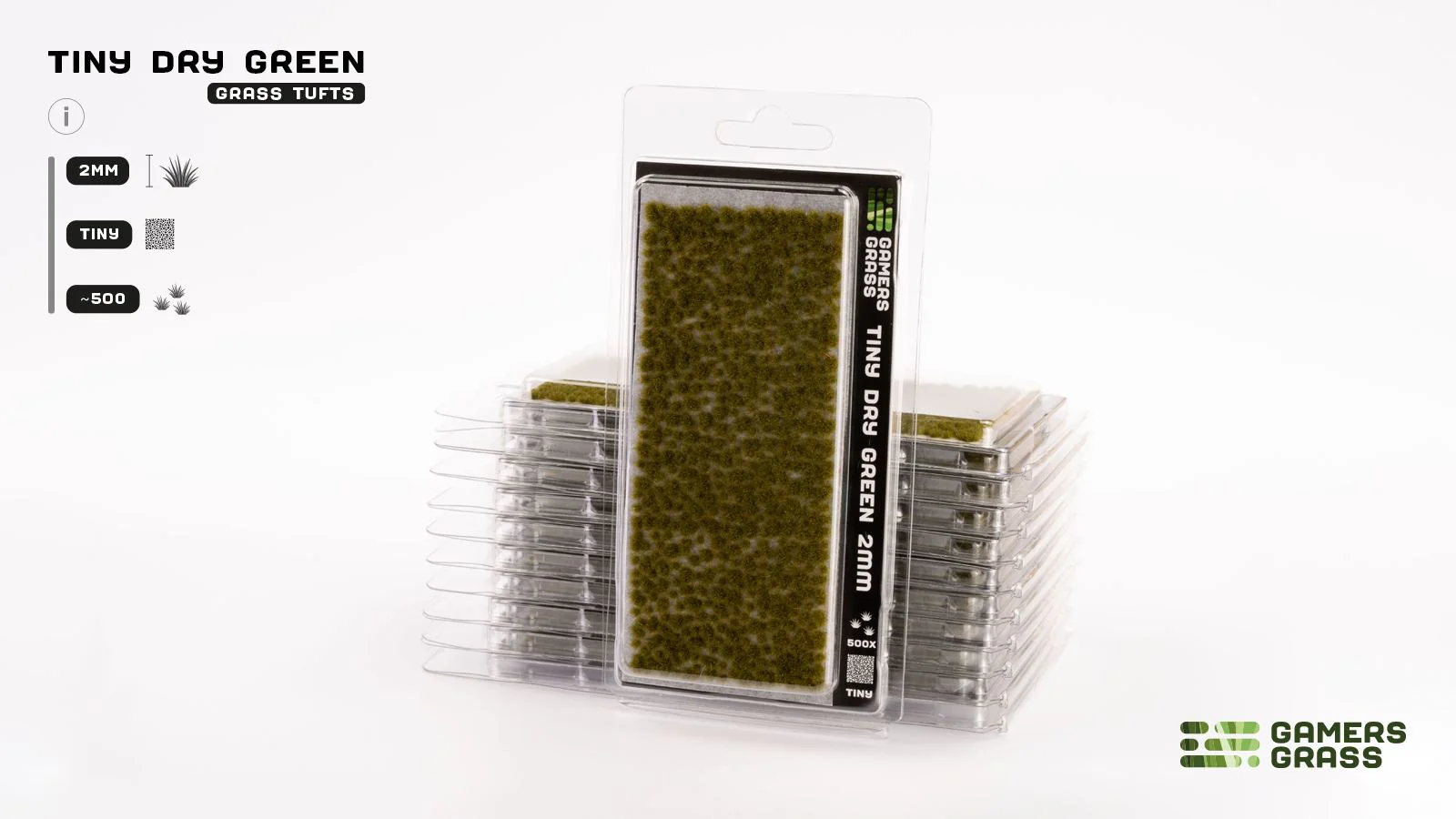 Gamers Grass | Tiny Tufts | Dry Green - Image 3