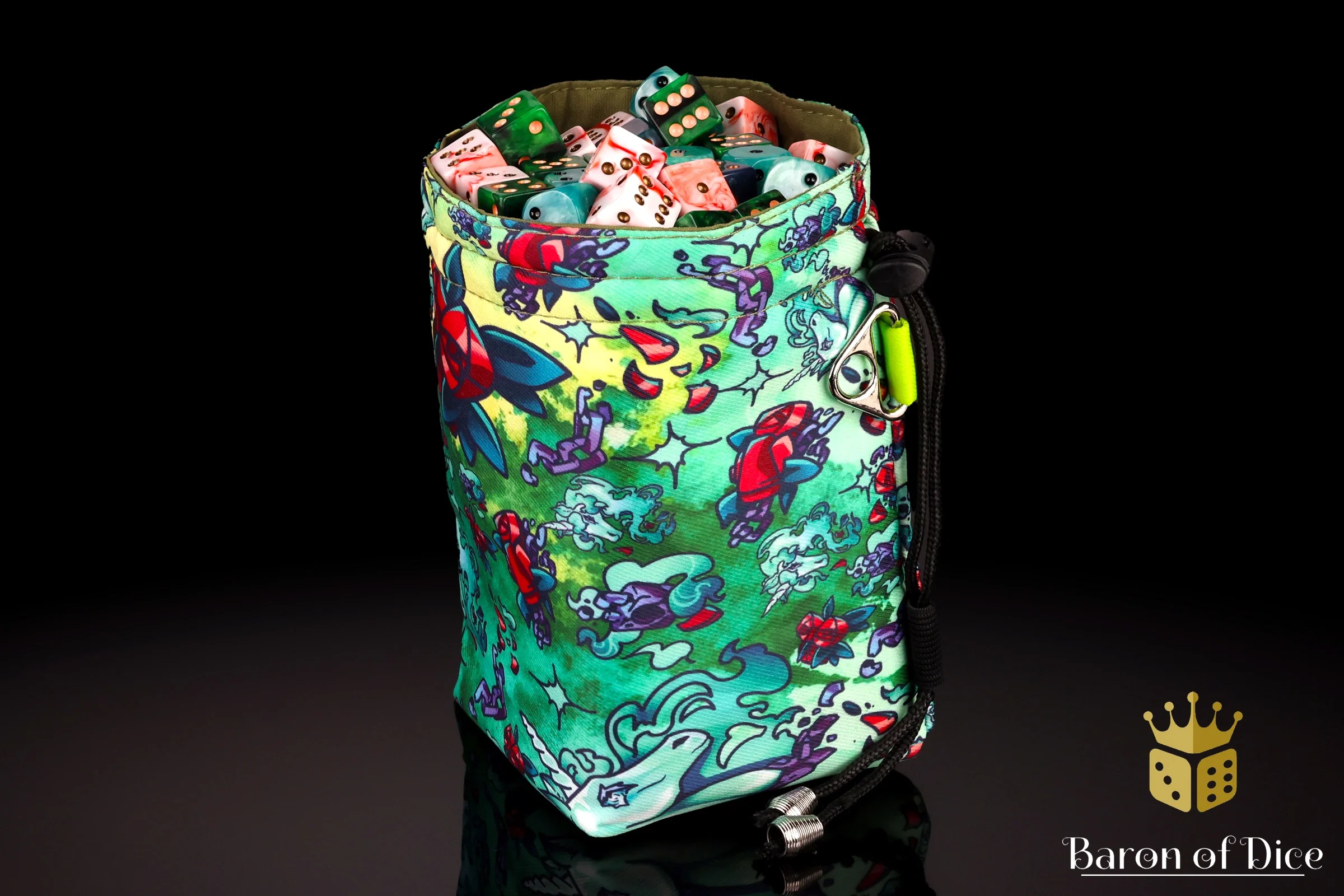 Ghost Unicorn | Luxury RPG Dice Bag | Large - Image 2
