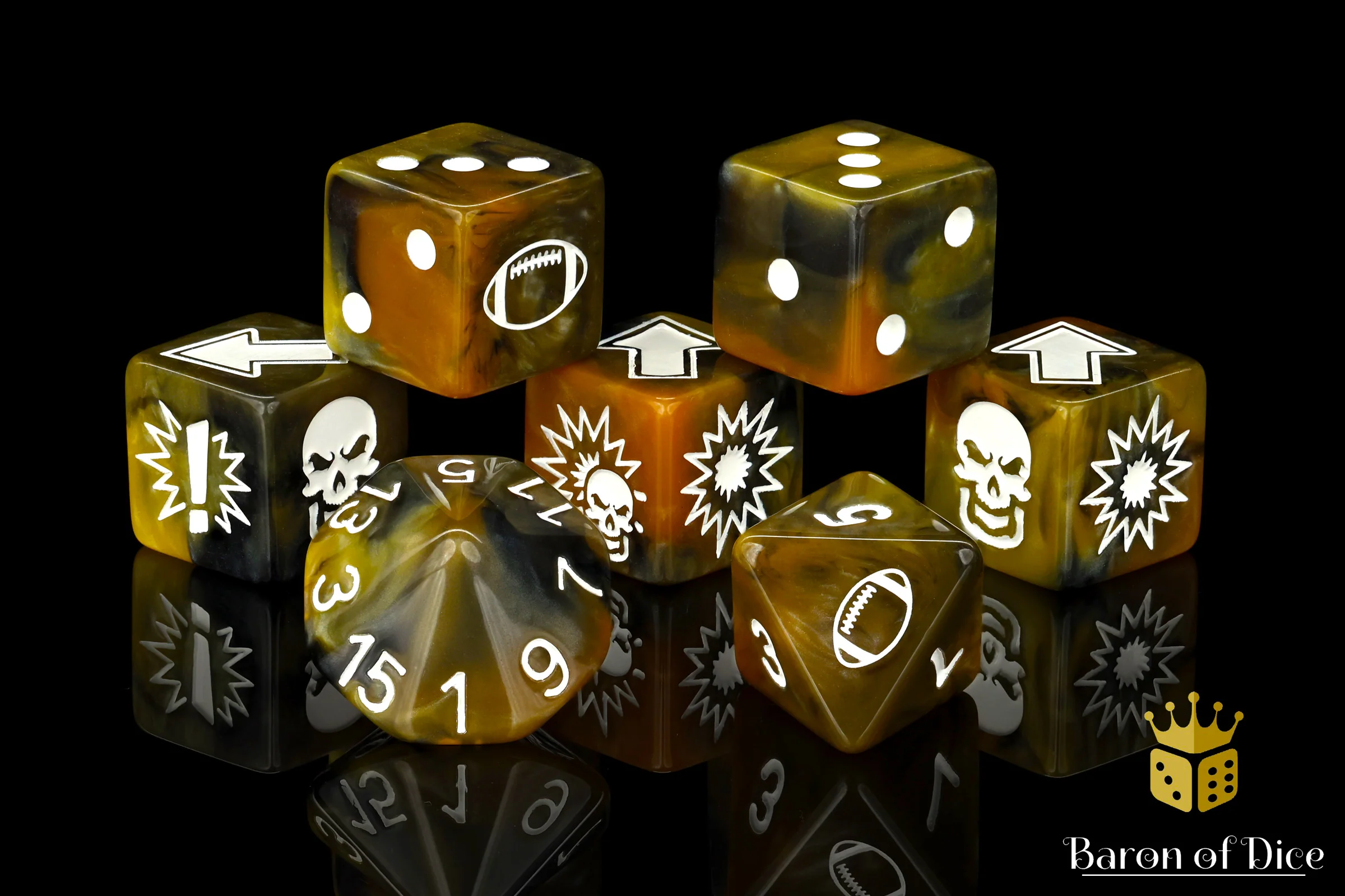 Glorious Ale - Bloody Football Dice (Set of 7) - Image 4