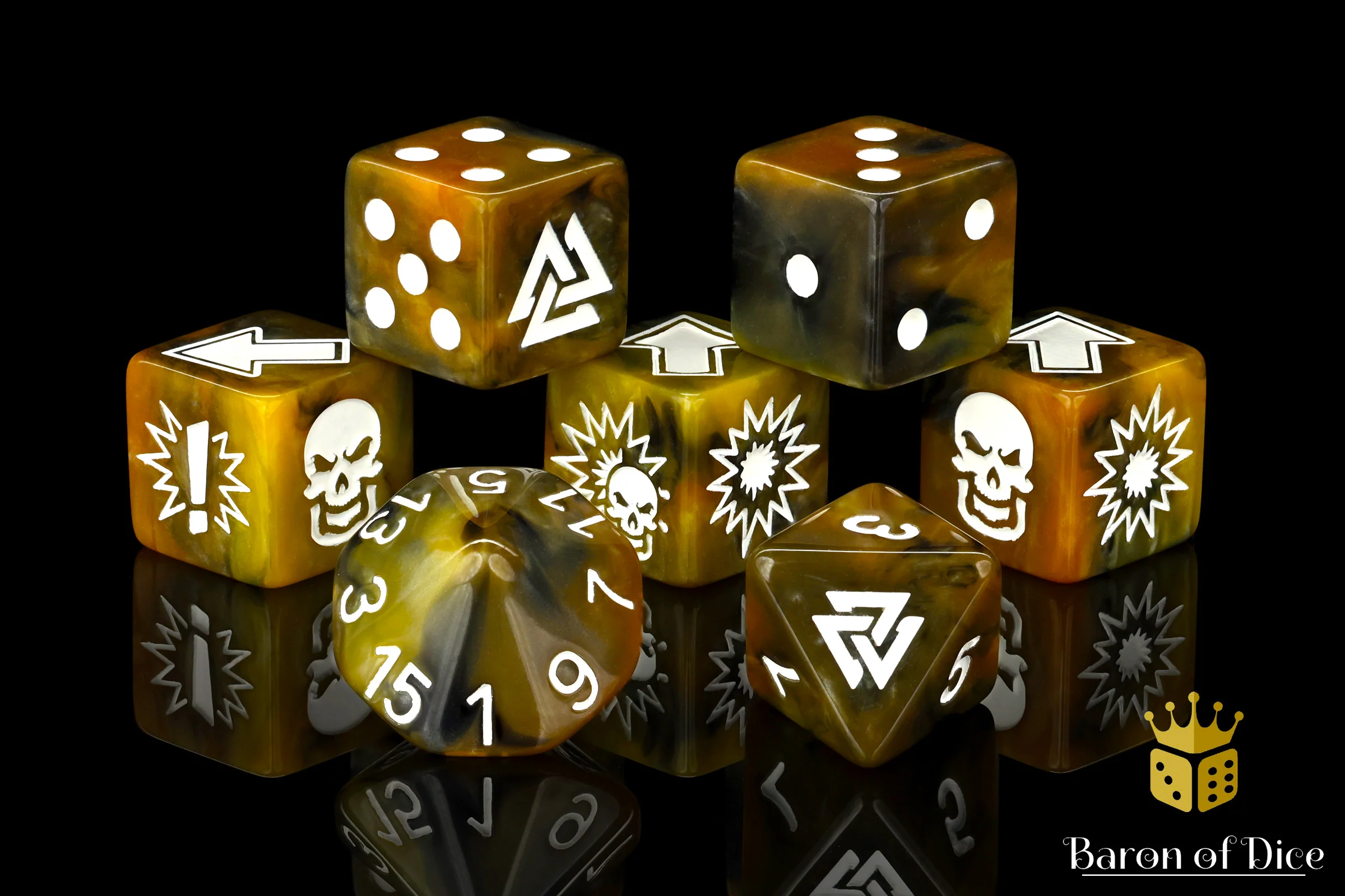 Glorious Ale - Bloody Football Dice (Set of 7) - Image 6