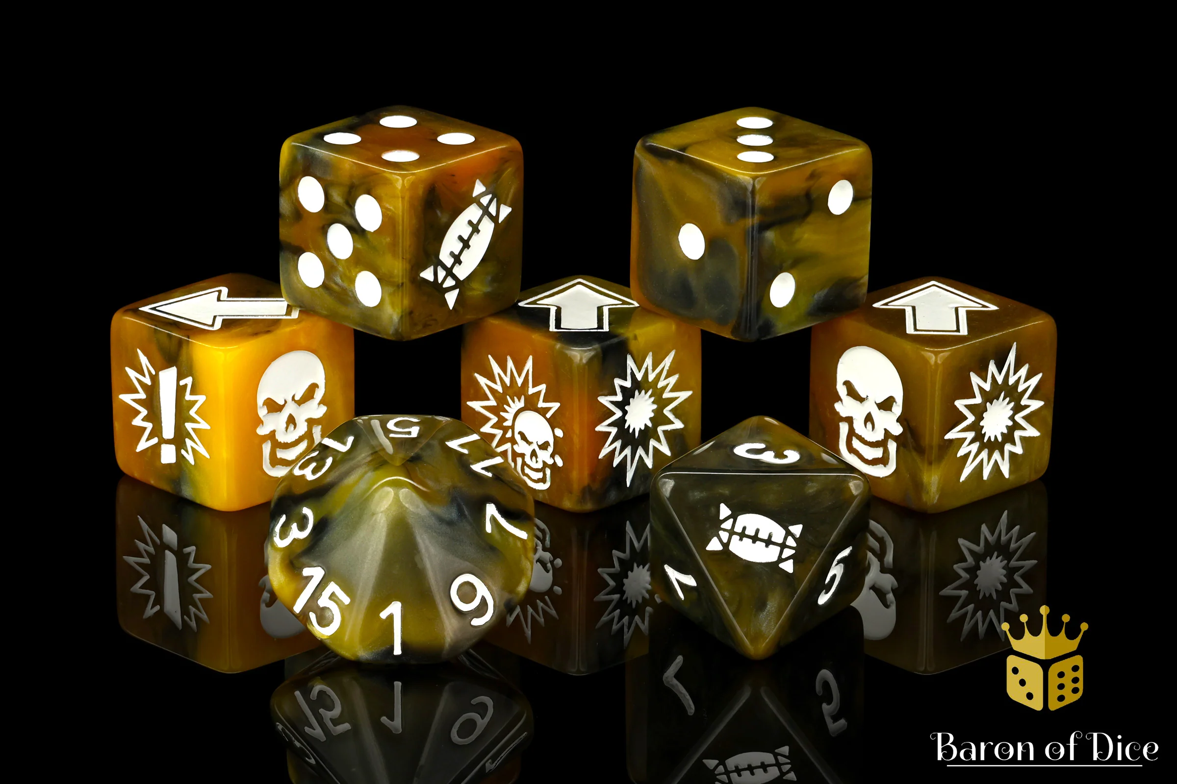 Glorious Ale - Bloody Football Dice (Set of 7) - Image 8
