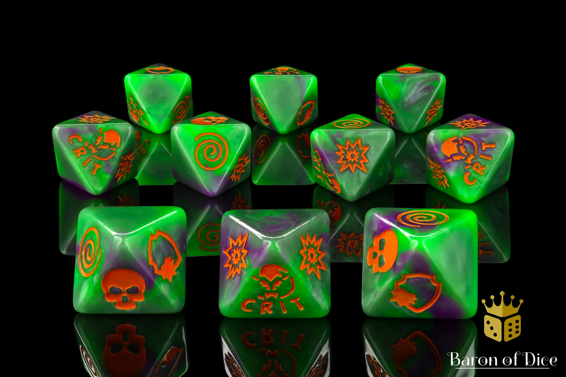 Goblin King D8 Dice Set - Image 4