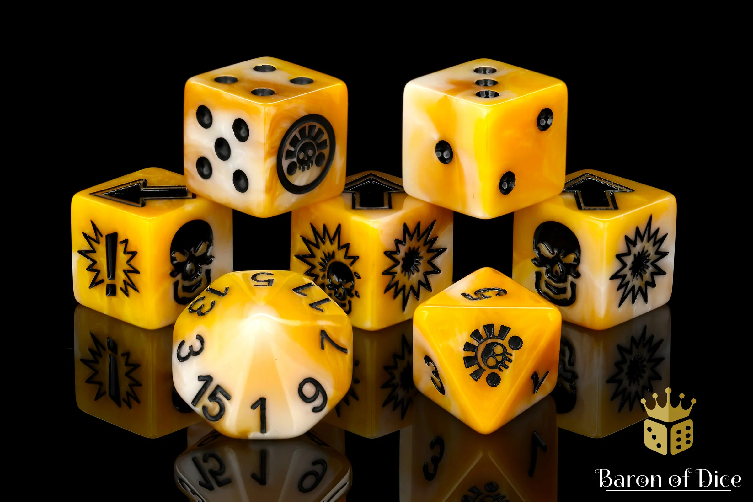 Go for Gold - Bloody Football Dice (Set of 7) - Image 11