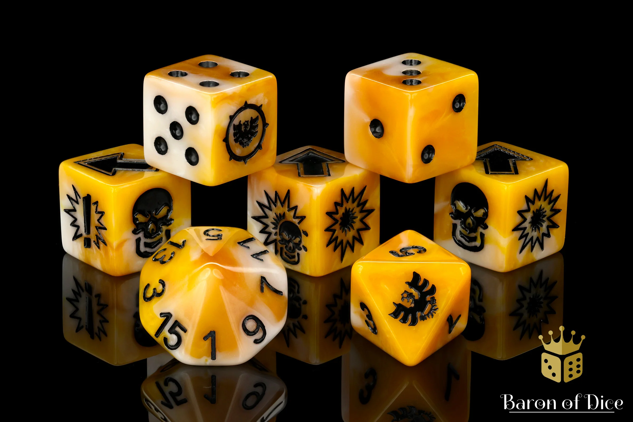 Go for Gold - Bloody Football Dice (Set of 7) - Image 4
