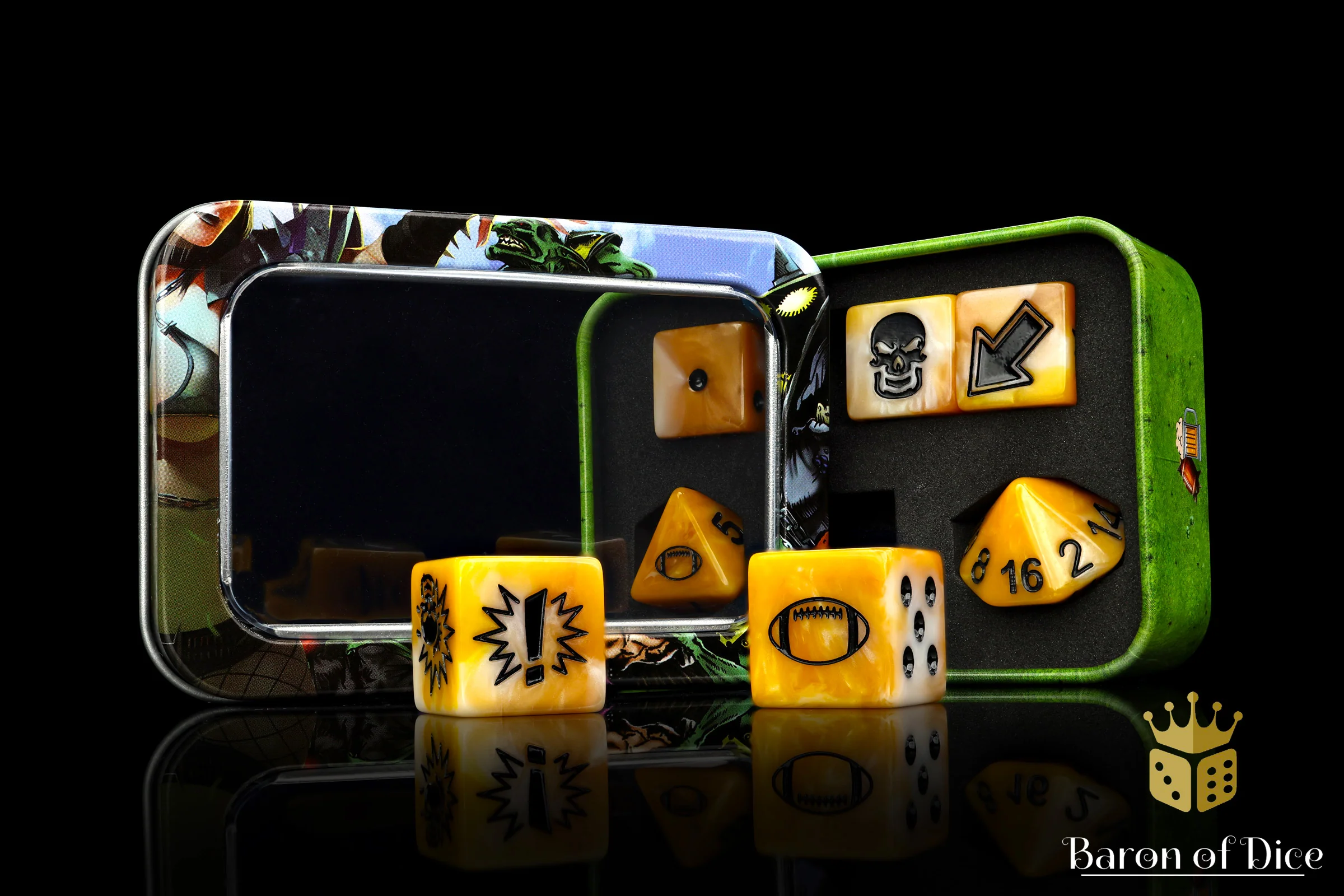 Go for Gold - Bloody Football Dice (Set of 7) - Image 8