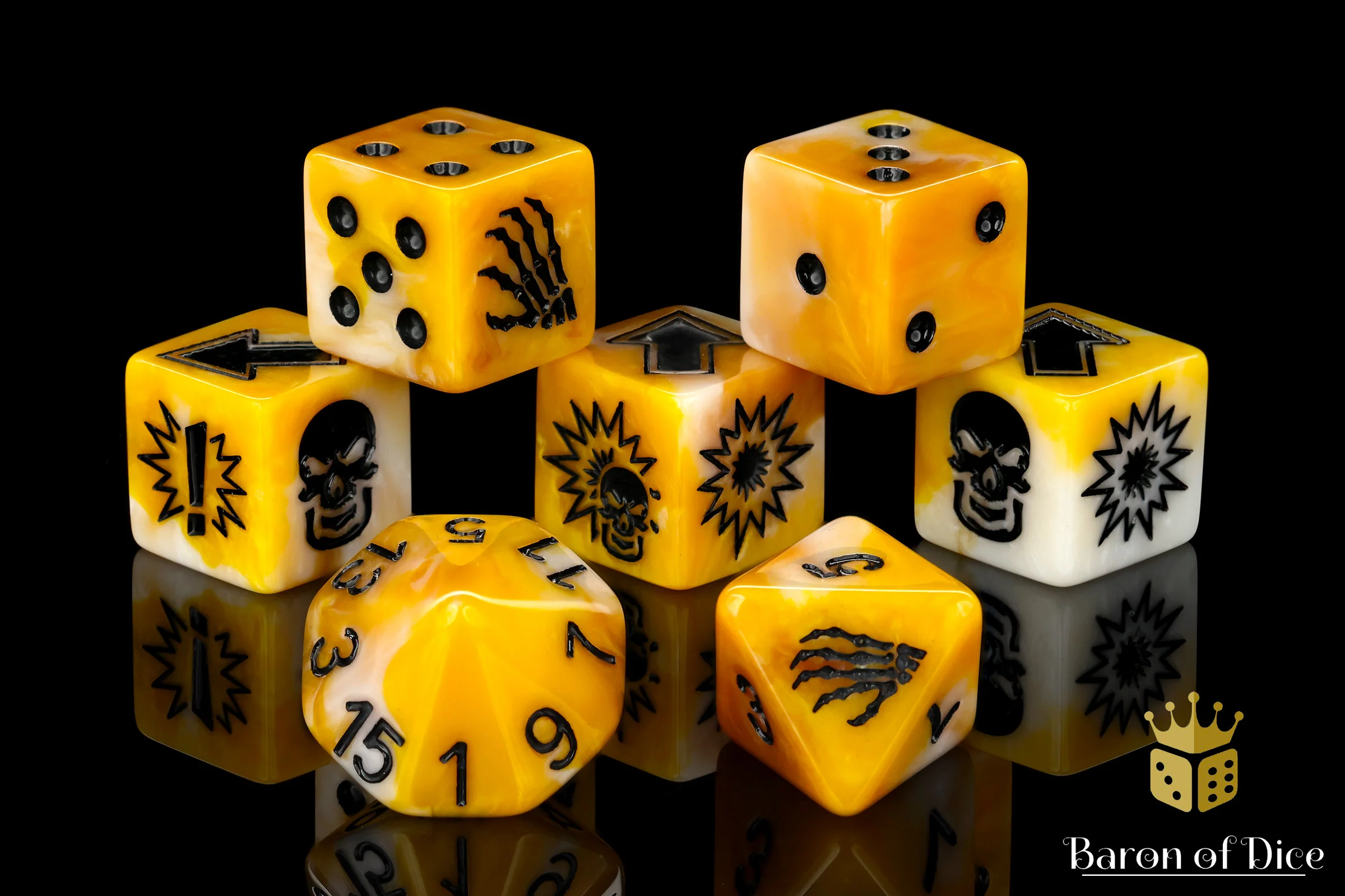 Go for Gold - Bloody Football Dice (Set of 7) - Image 9
