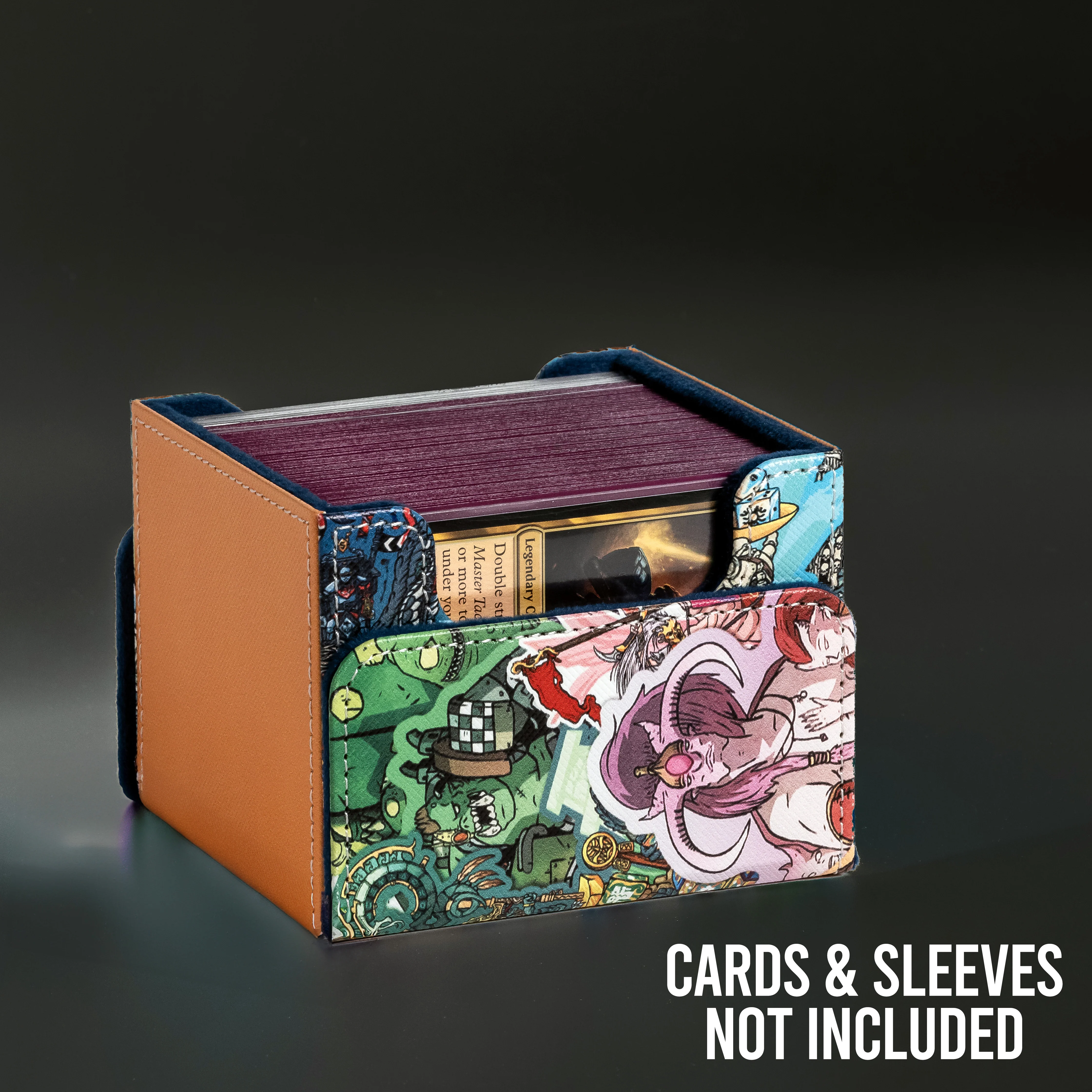 100+ XL Deck Box | Grimdark Collage - Image 4