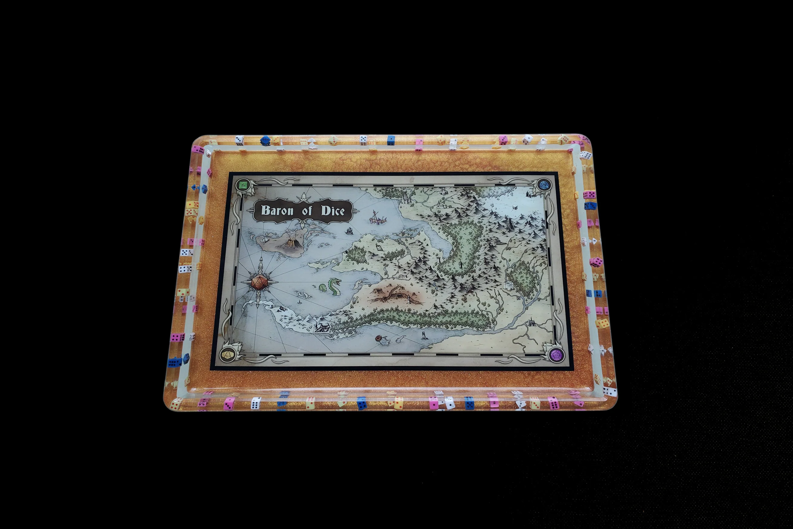 Hand-Cast Resin Dice Trays - Image 38