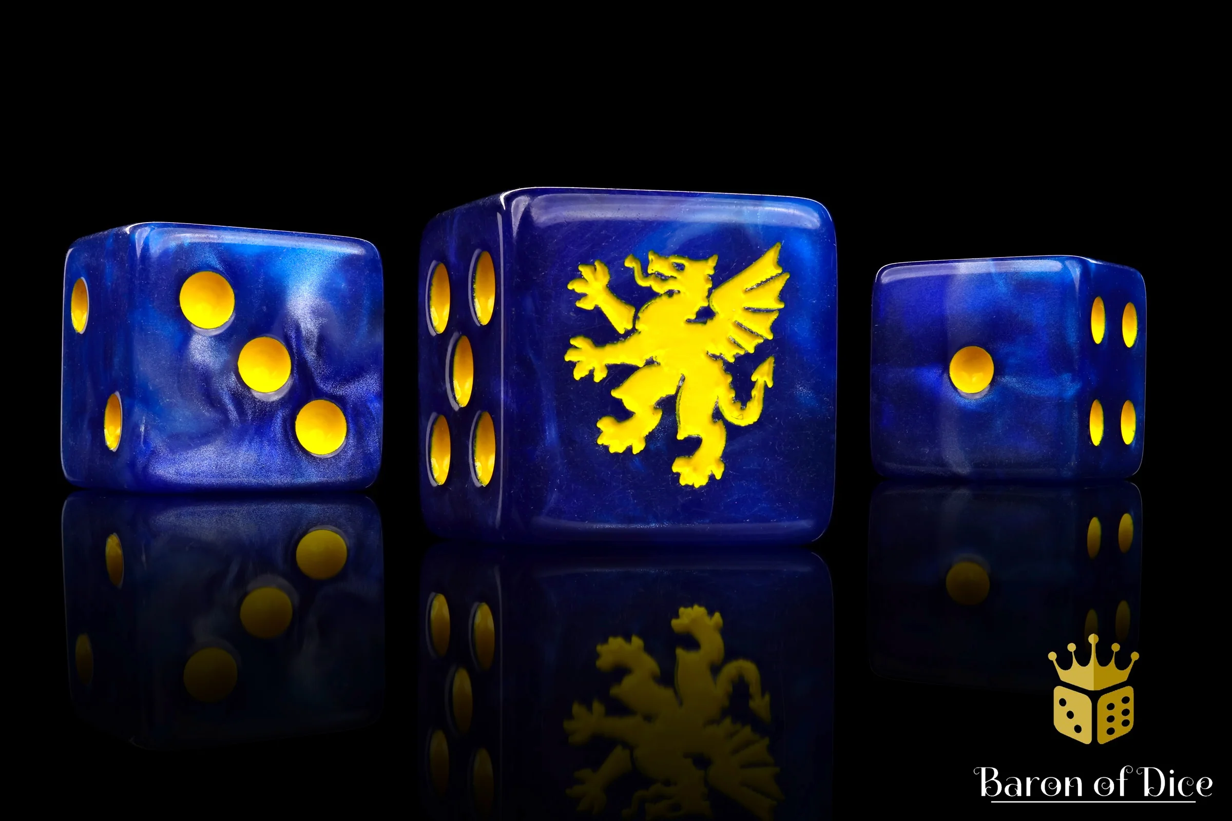 Heraldry Dice - Blue - Image 2