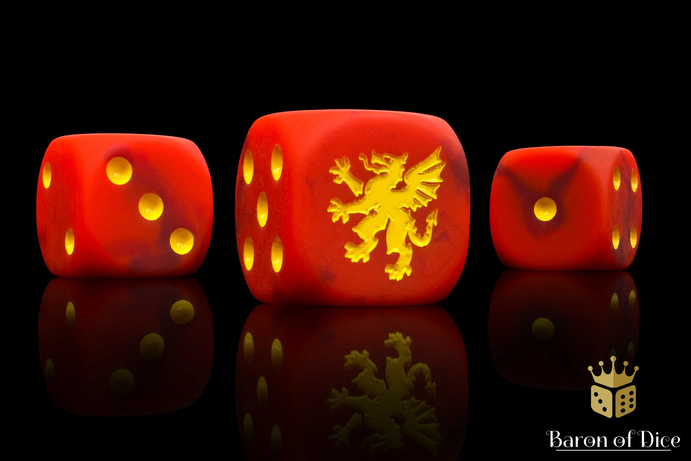 Heraldry Dice - Red - Image 3