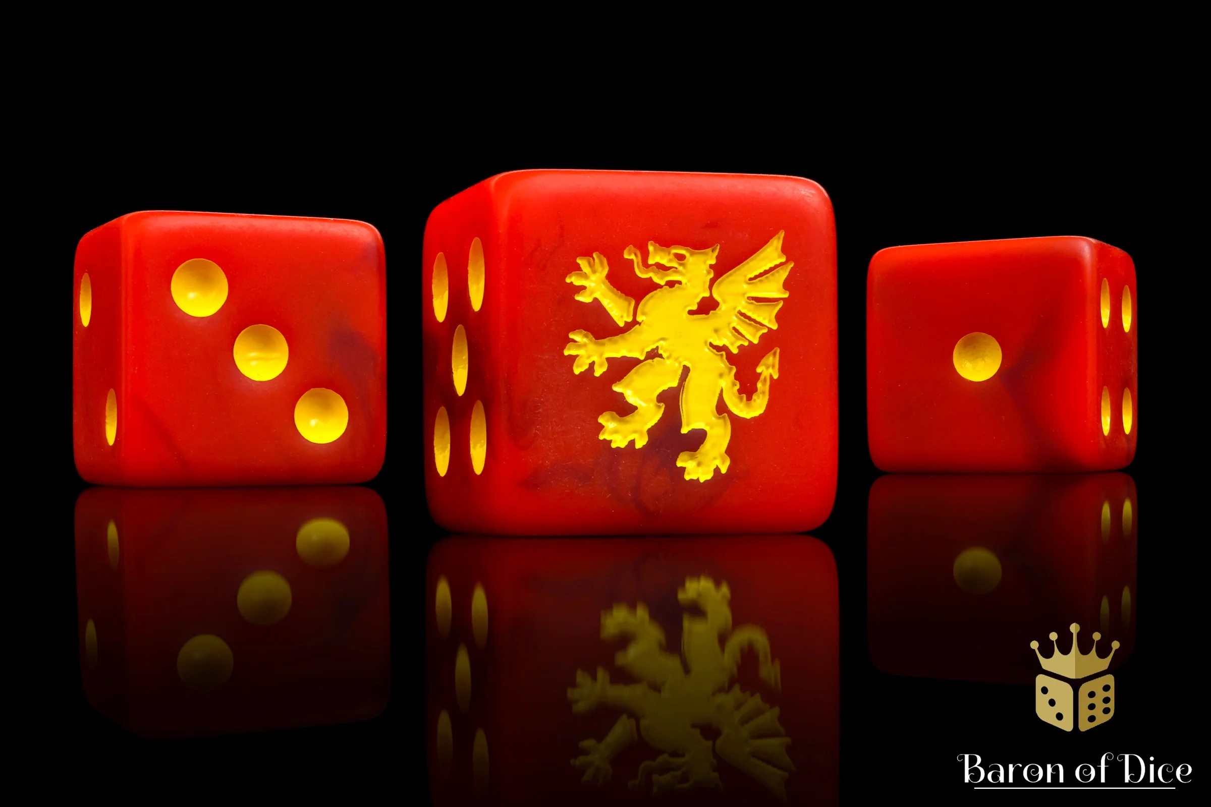 Heraldry Dice - Red - Image 4