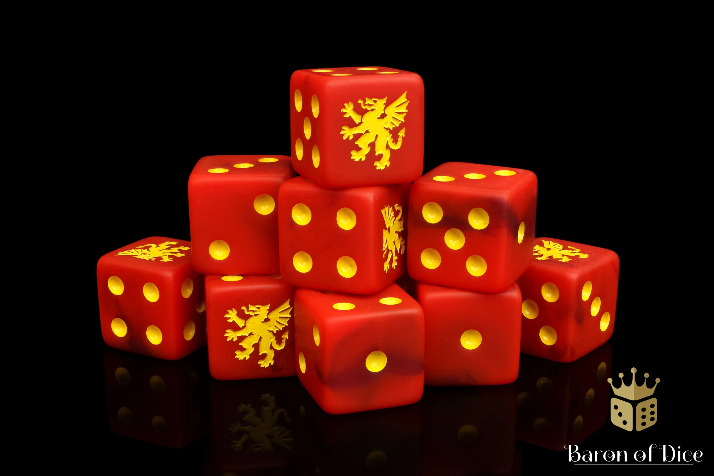 Heraldry Dice - Red - Image 6
