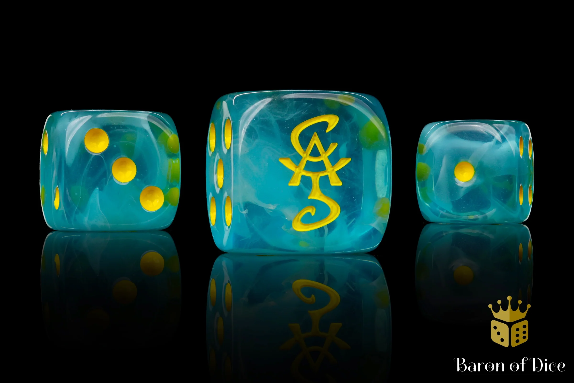 High Elves Dice - Elvish Blue - Image 3