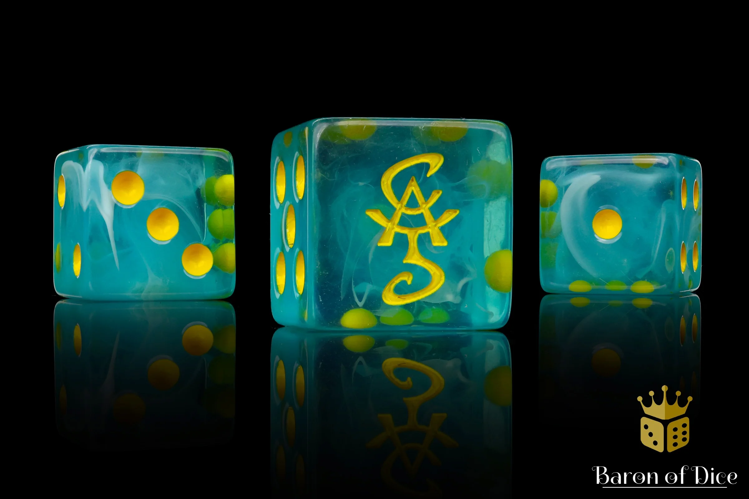 High Elves Dice - Elvish Blue - Image 4