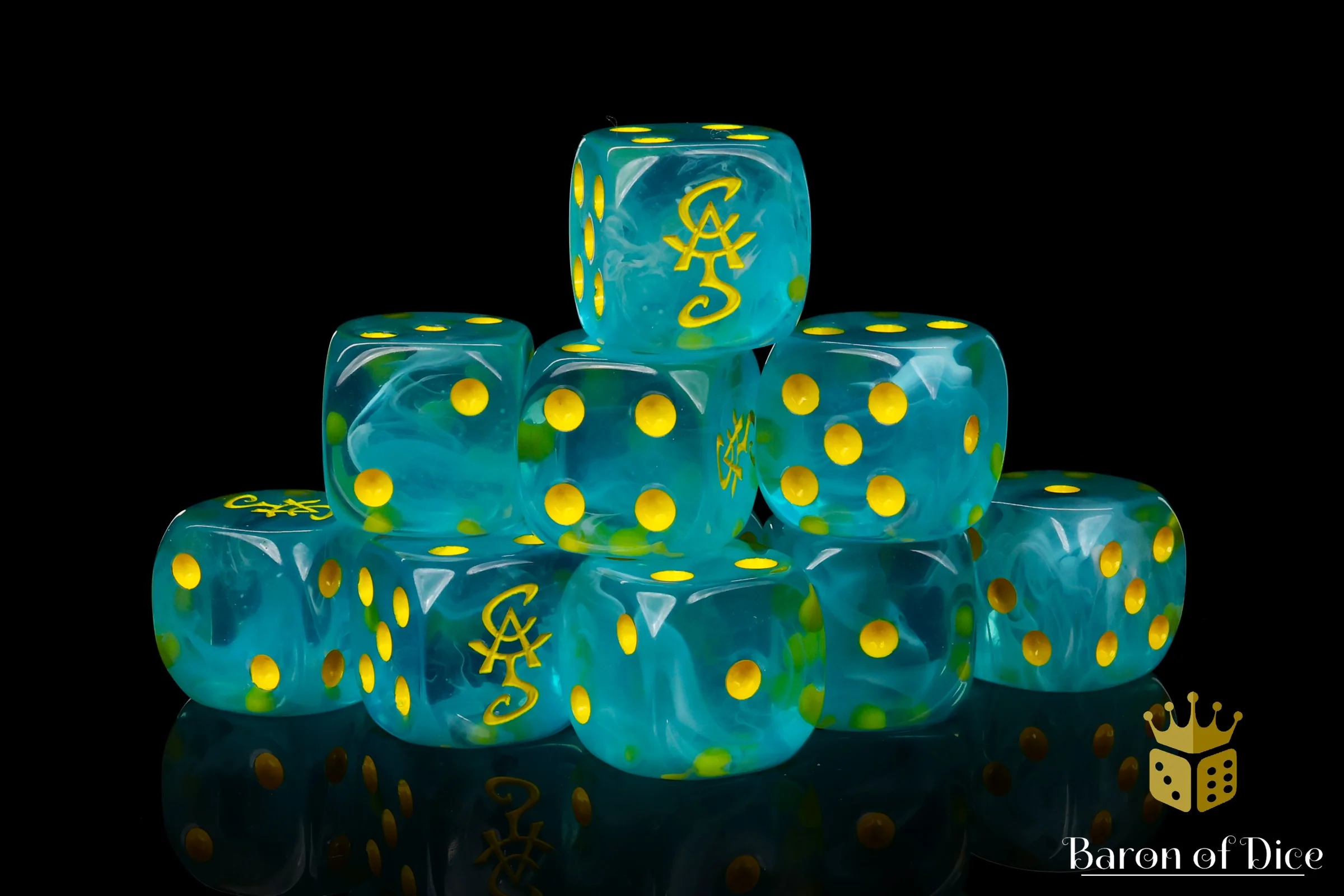High Elves Dice - Elvish Blue - Image 6