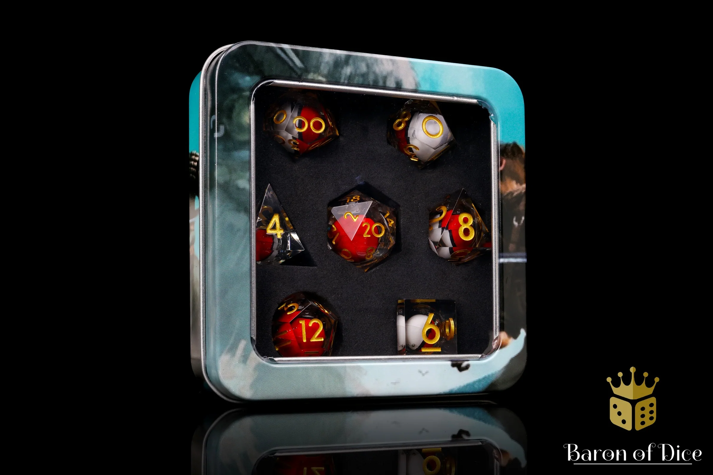 I Choose You! Liquid Core RPG Dice Set - 7 Pieces - Image 4