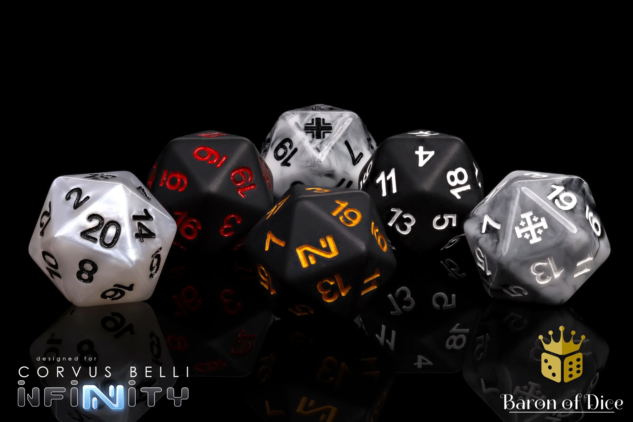 Infinity: Military Orders - Official Dice Set - Image 2