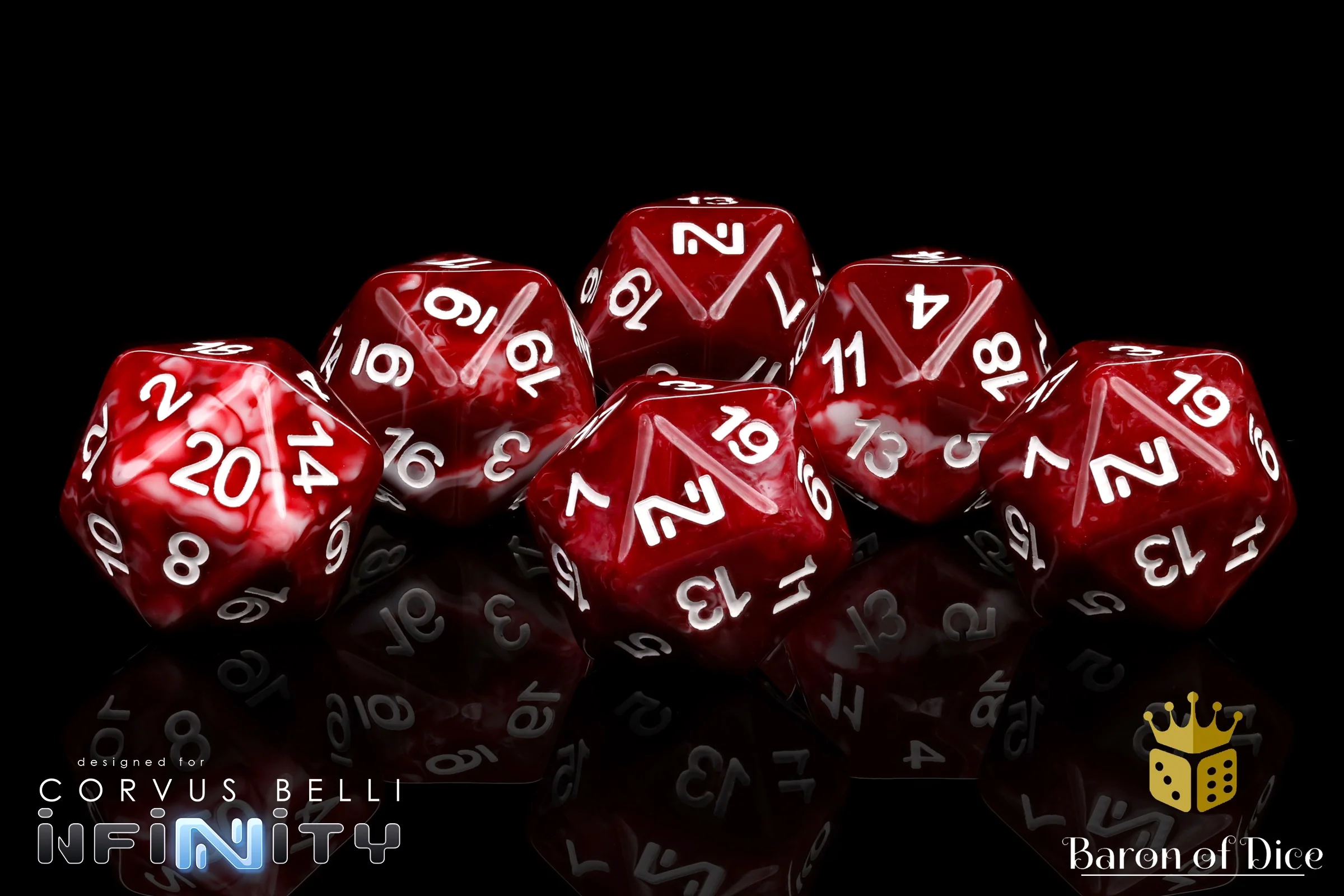 Infinity: N5 Aggression Incarnate - Official Dice Set - Image 2