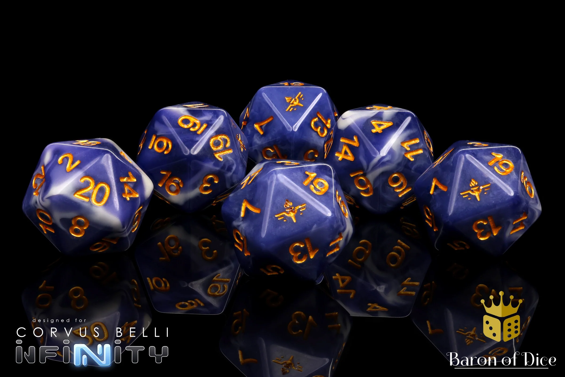 Infinity: Torchlight Brigade - Official Dice Set - Image 2