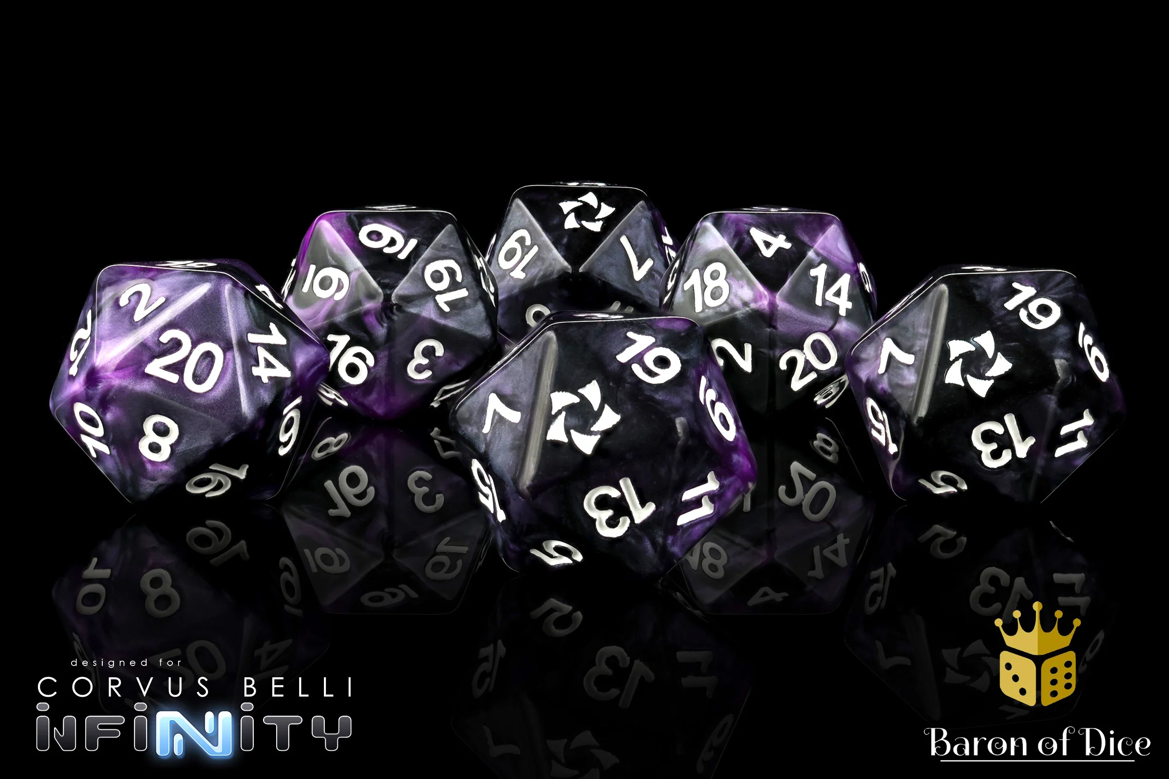 Infinity: Combined Army - Official Dice Set - Image 2