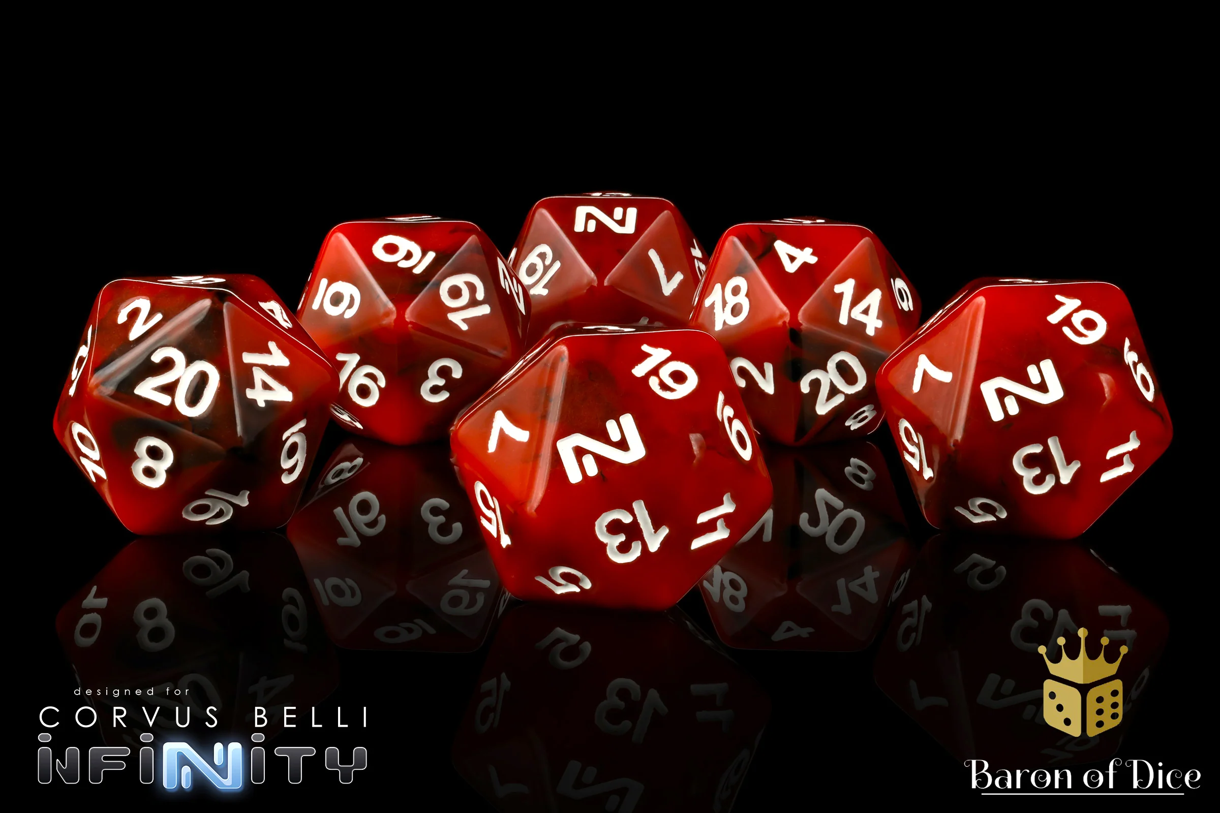 Infinity: N5 Thrice Coalition - Official Dice Set - Image 2