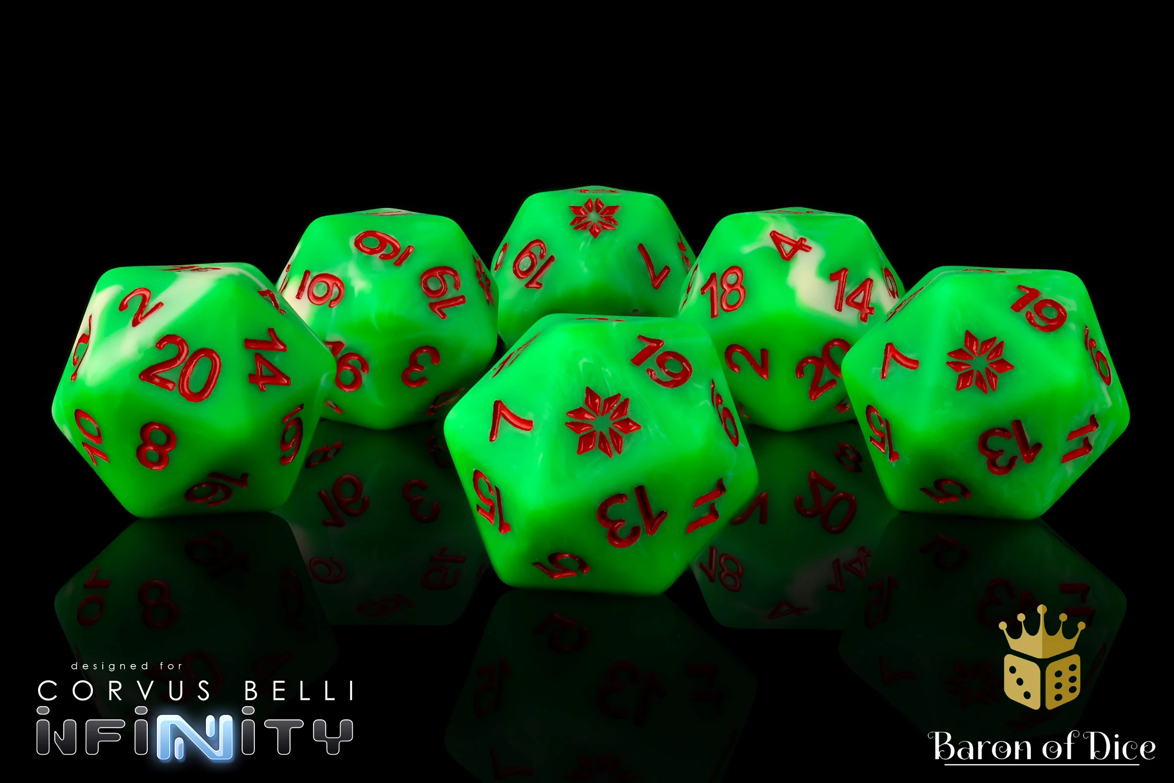 Infinity: Non-Aligned Armies (NA2) - Official Dice Set - Image 2
