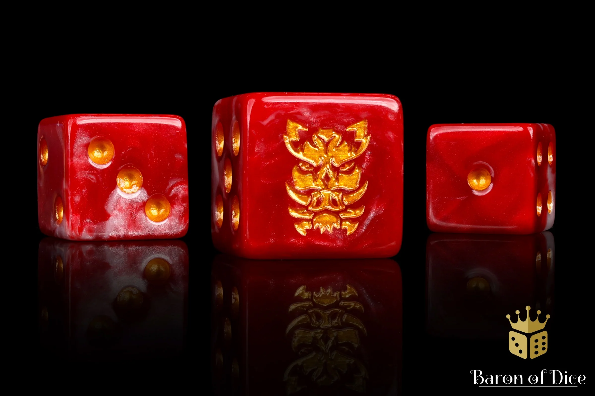 Iron Boars, Square 16mm Dice - Image 2