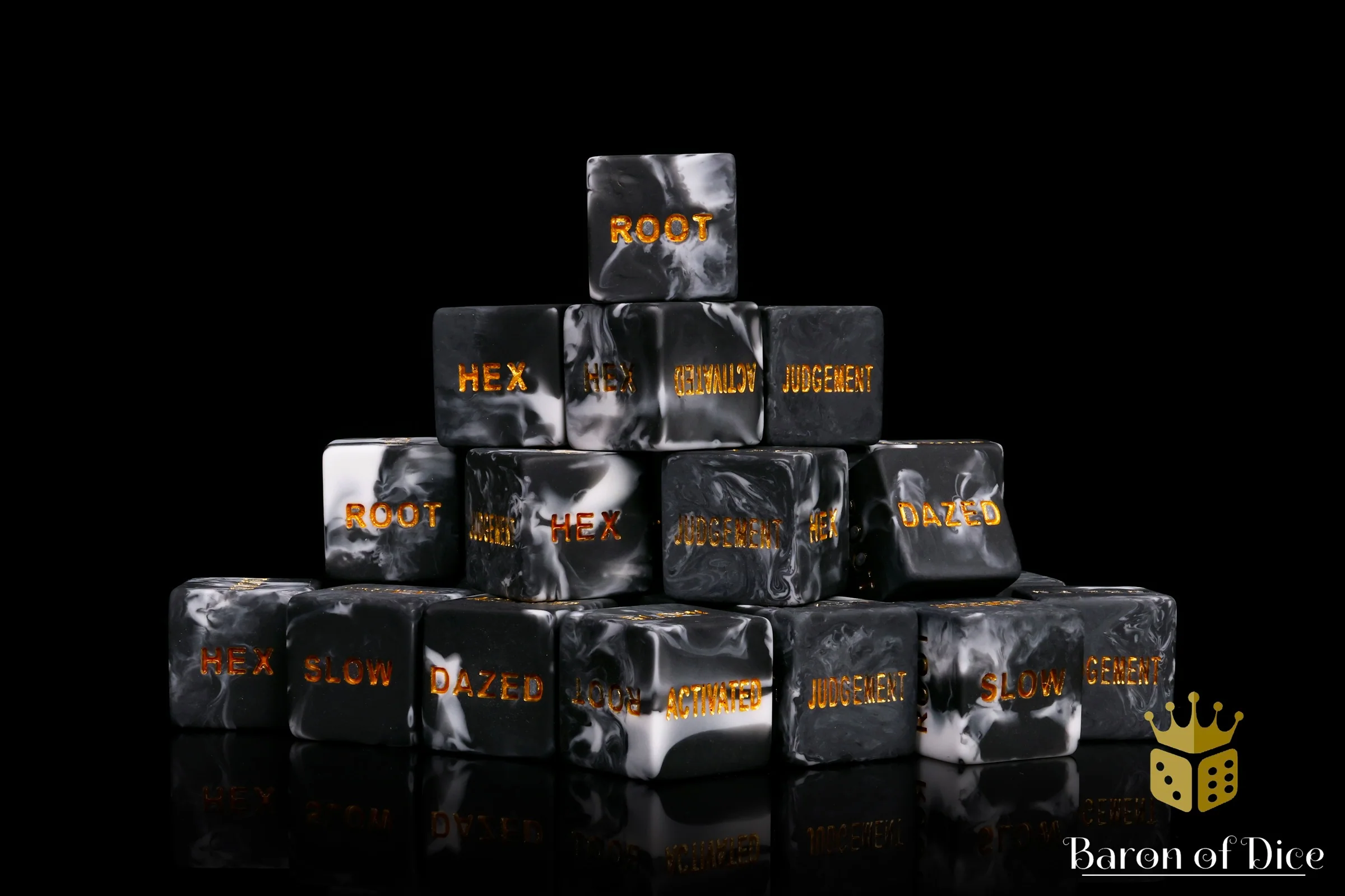 Keyword Counters - Matte Marbled - Set of 12 - Image 3