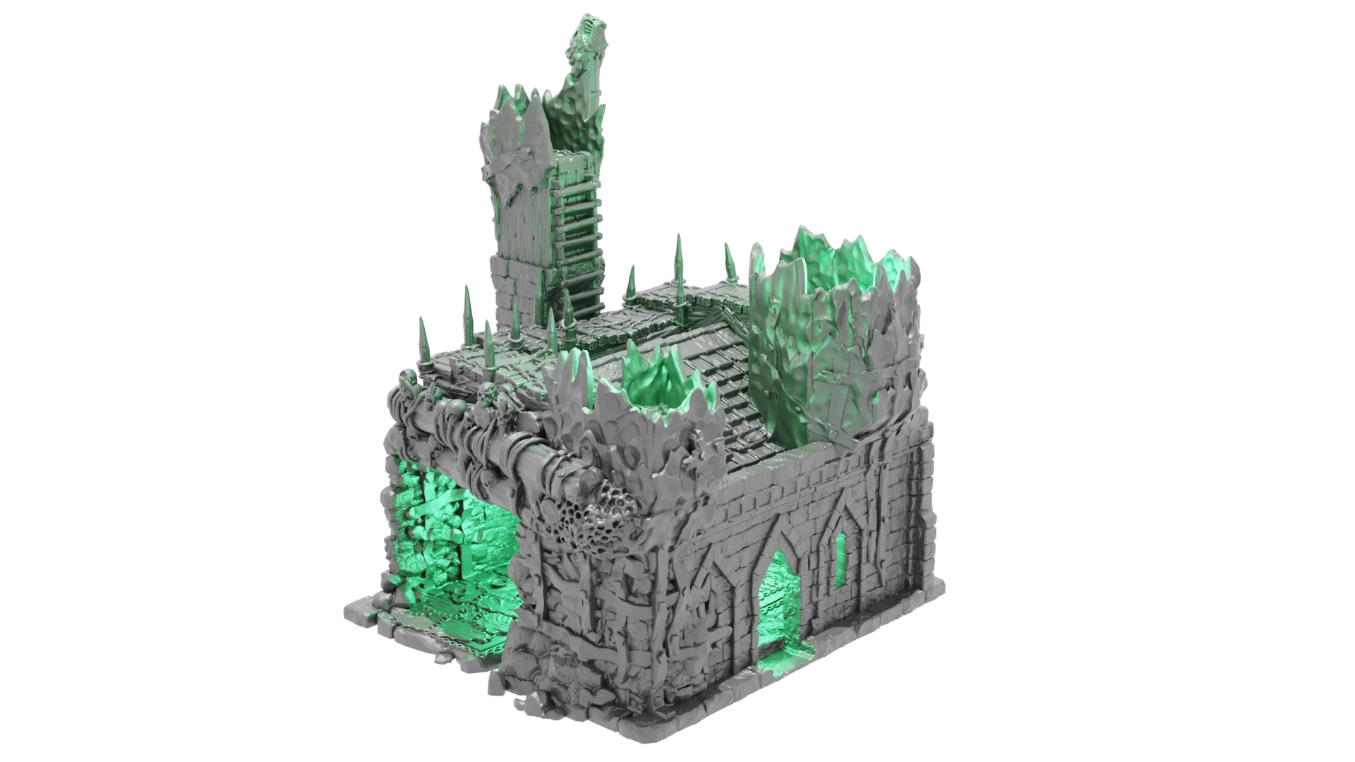 Kingdom of Azragor Orcish Barracks (STL File) - Image 6