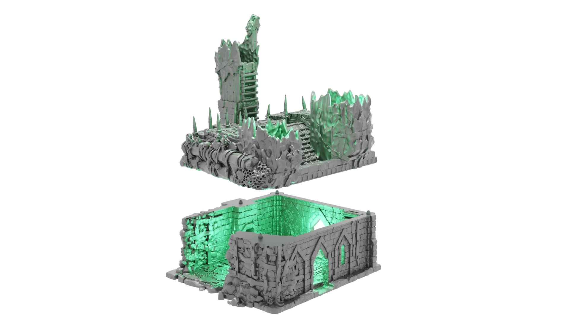 Kingdom of Azragor Orcish Barracks (STL File) - Image 7