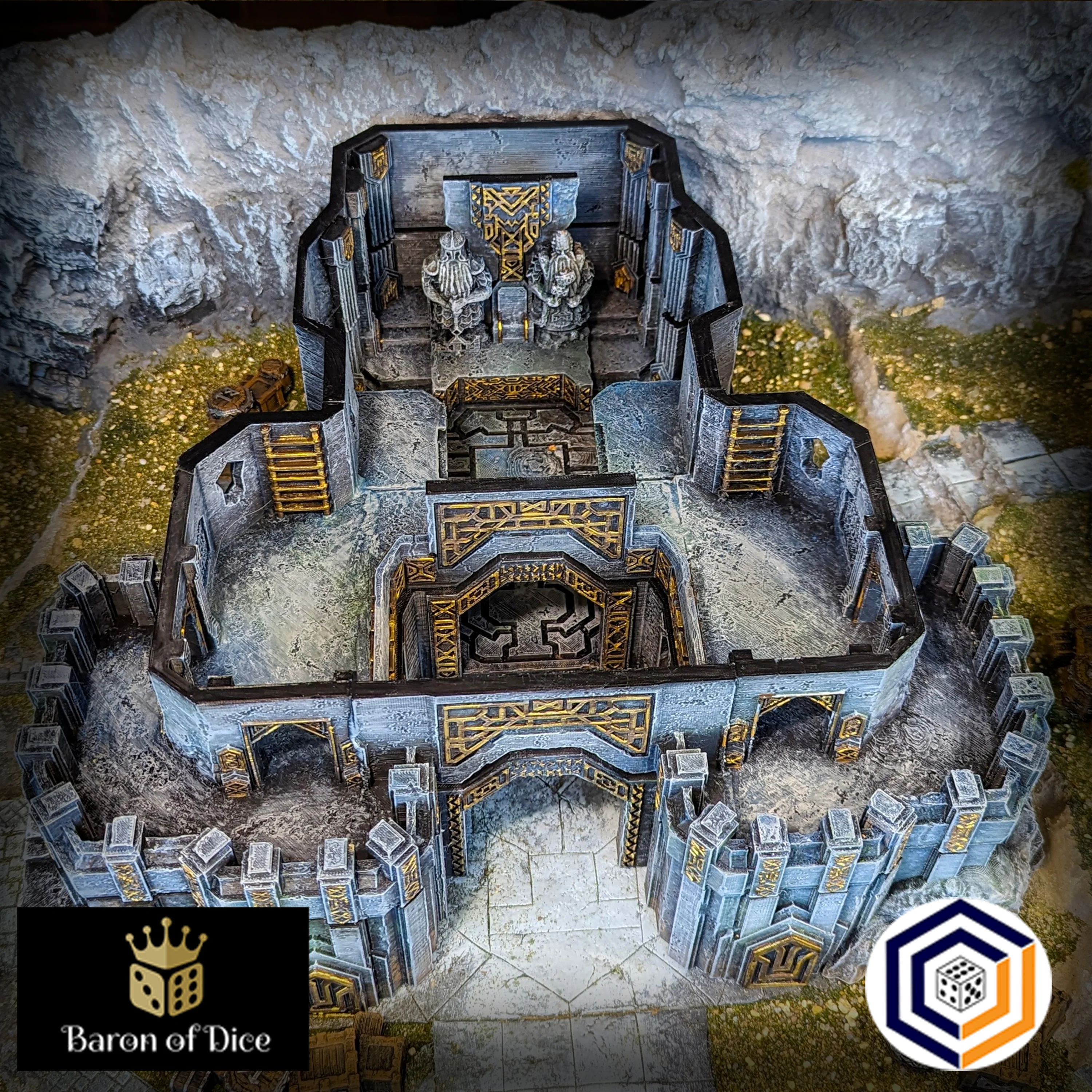 Kingdom of Durak Deep Dwarven Great Hall (STL File) - Image 2